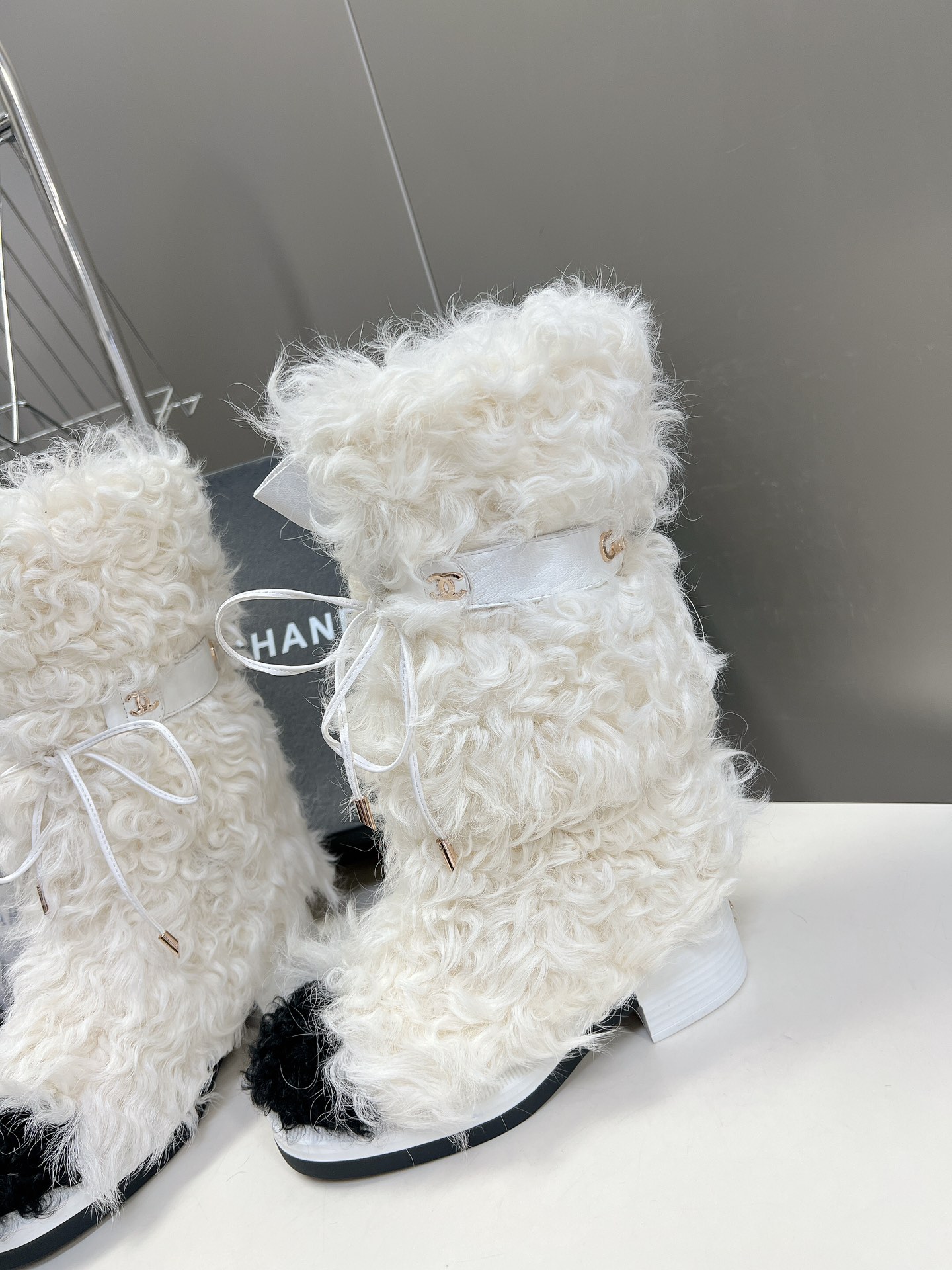 C design  autumn and winter heavy industry hot style fur boots