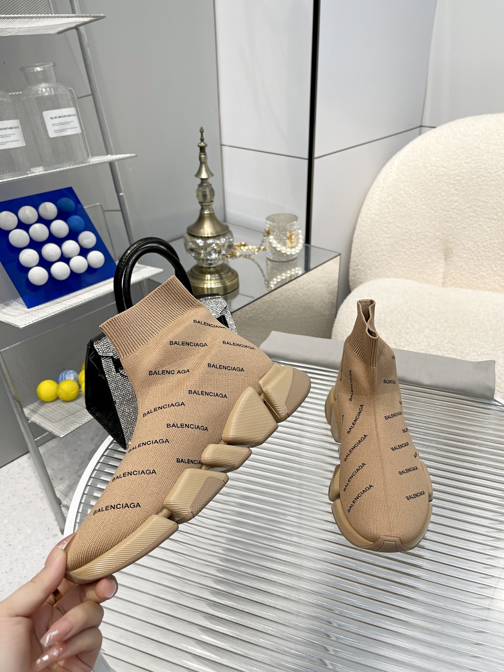 Balenciaga couple sock boots 35-45