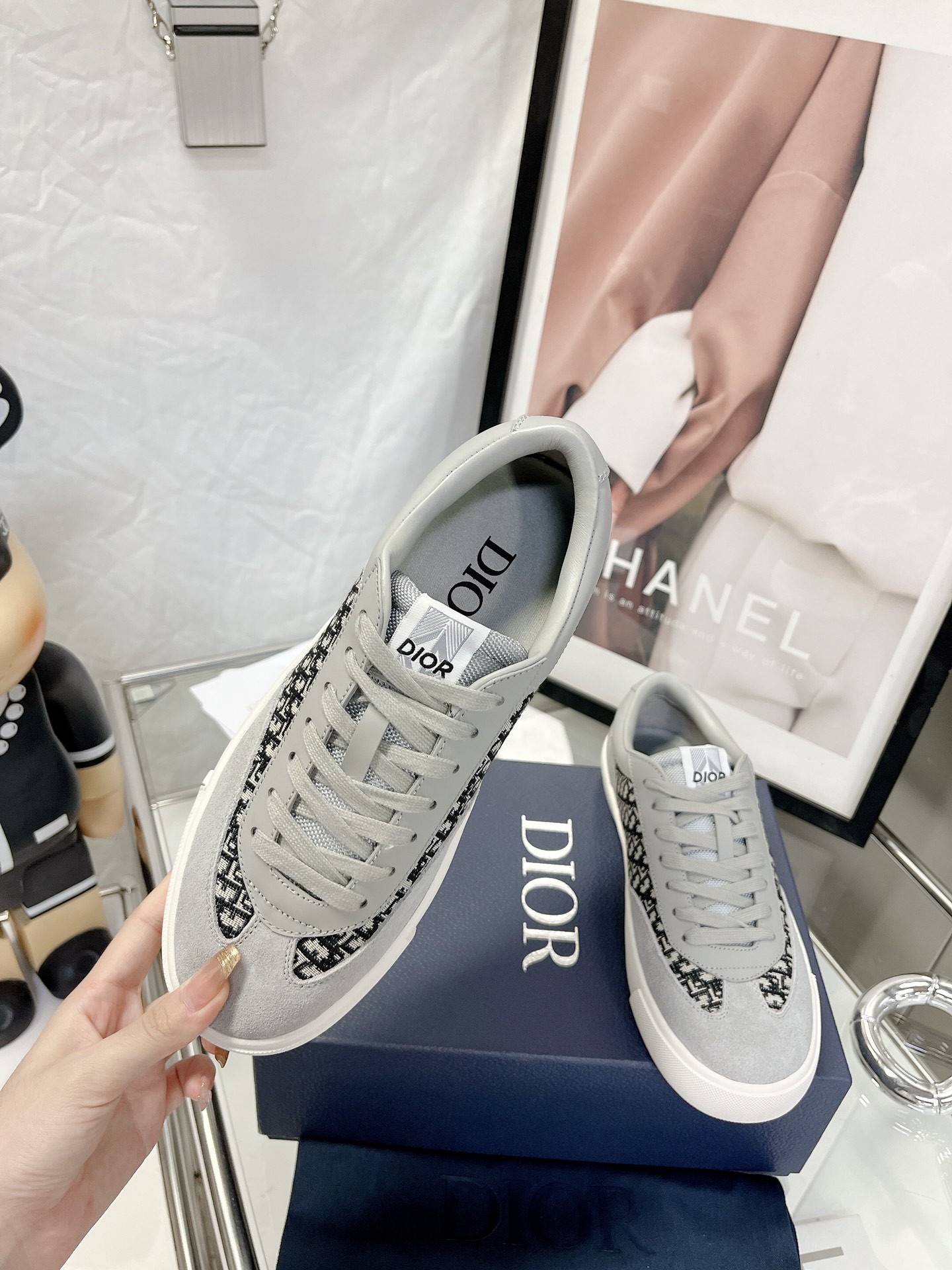 Dior Dior 2023 Latest B101 Collection Couple Casual Sneakers
