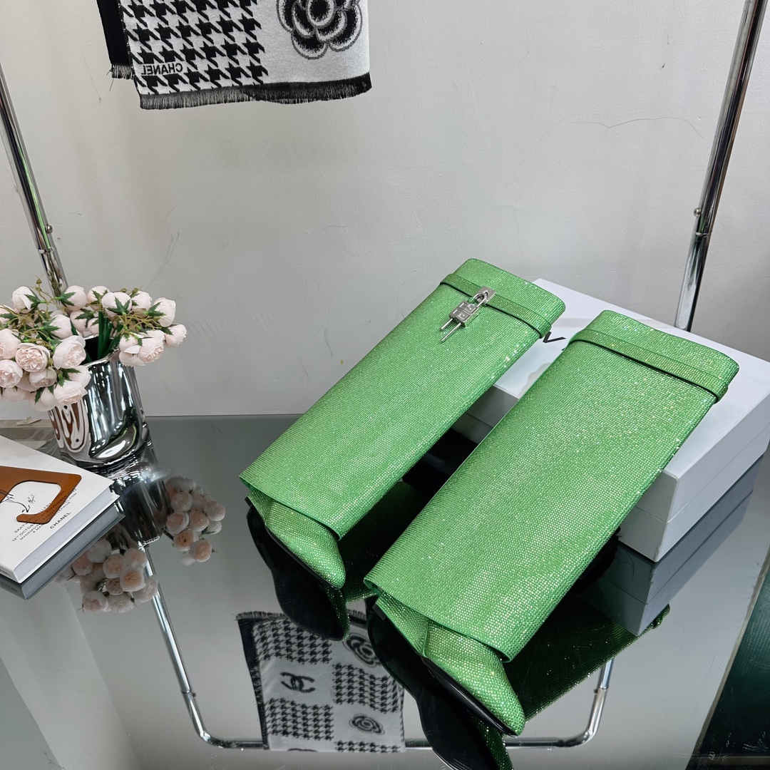 GIvenchy New Trousers Boots high quality rhinestone & metal locker