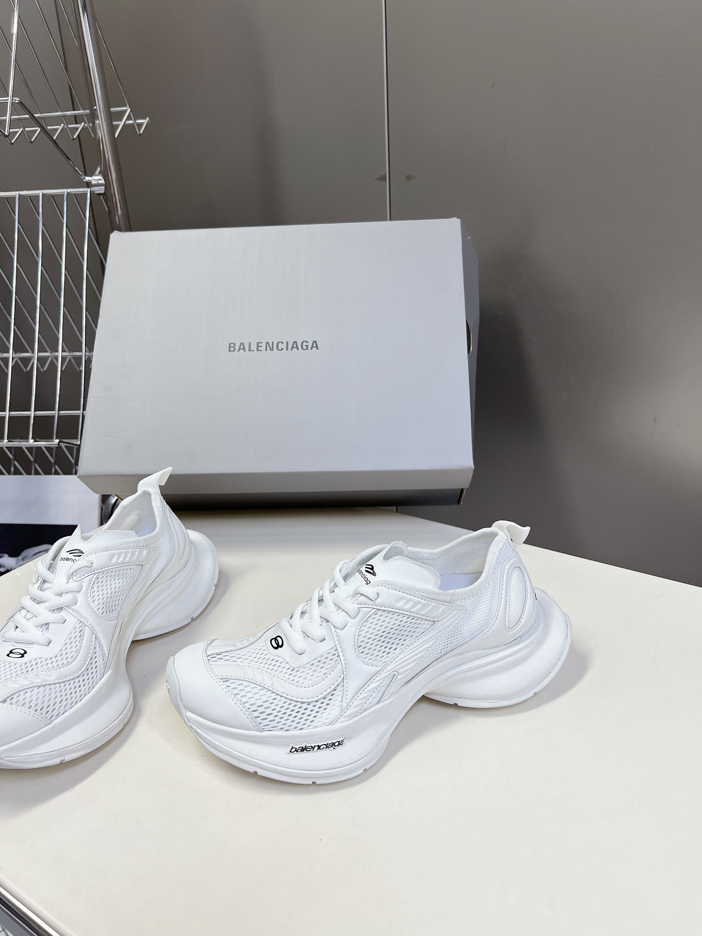 Balenciaga Circuit 12.5 Couple's Thick Sole Casual Sneakers 4.5cm
