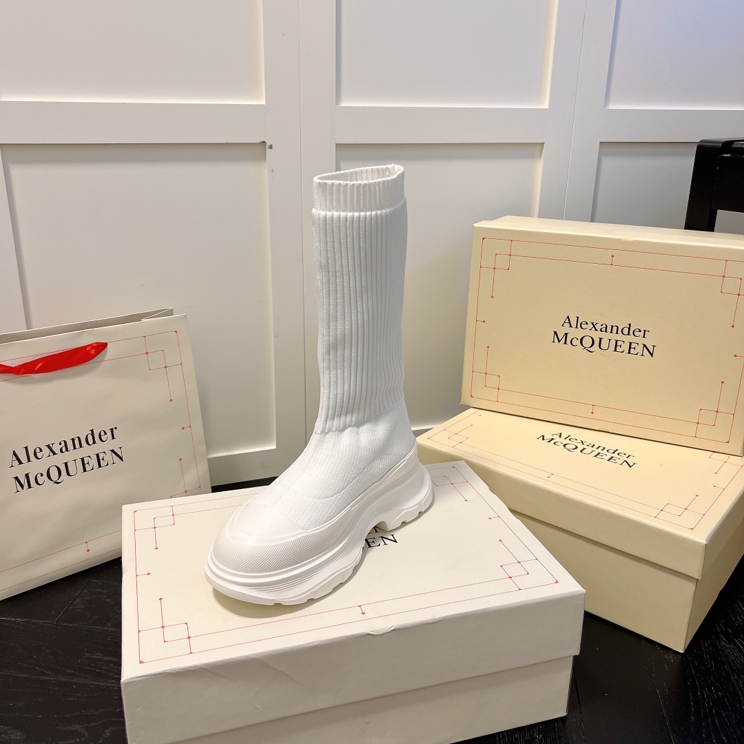Alexander McQueen women sneakers sock boots