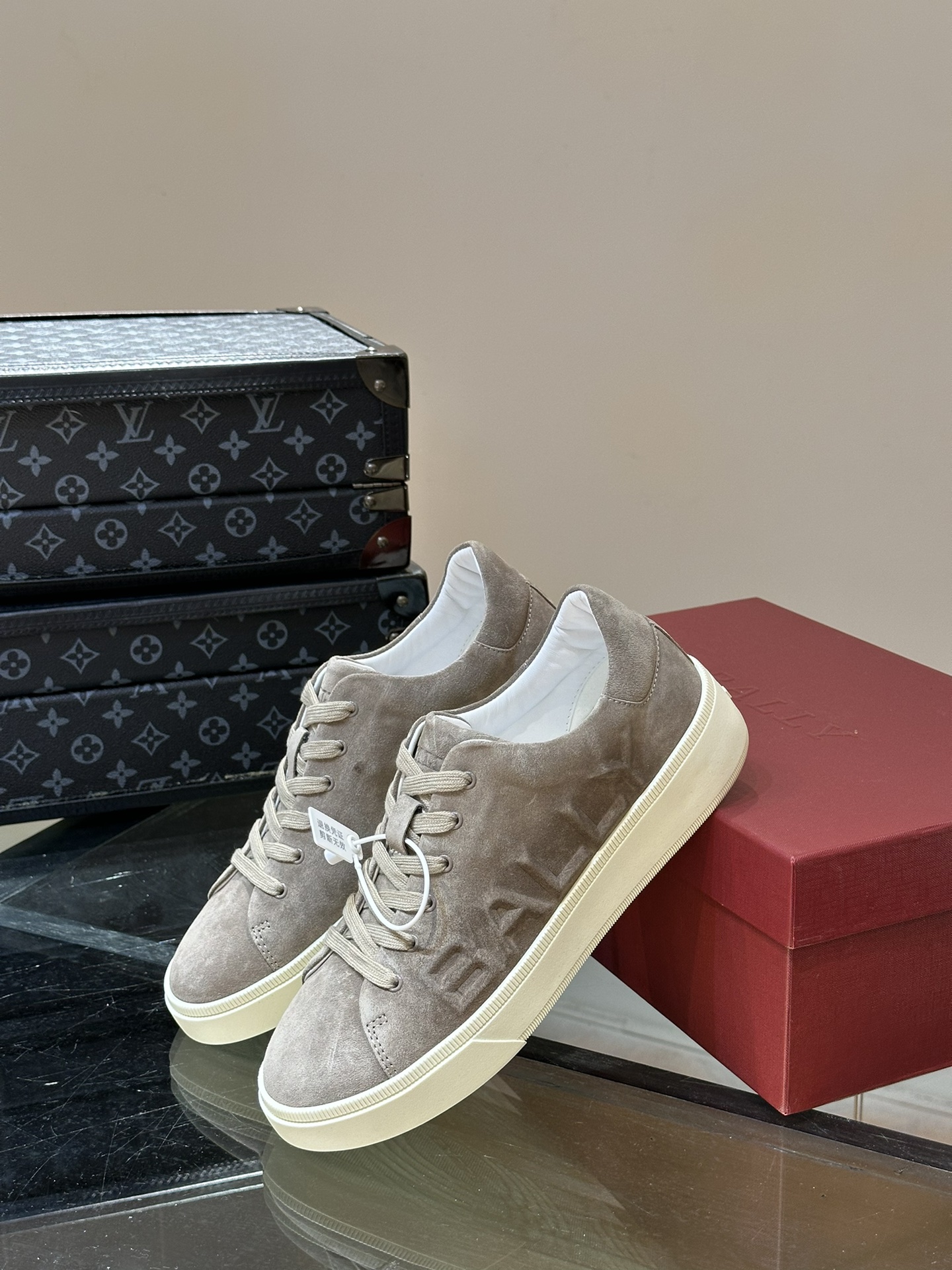 Bally men lace-up casual sneakers