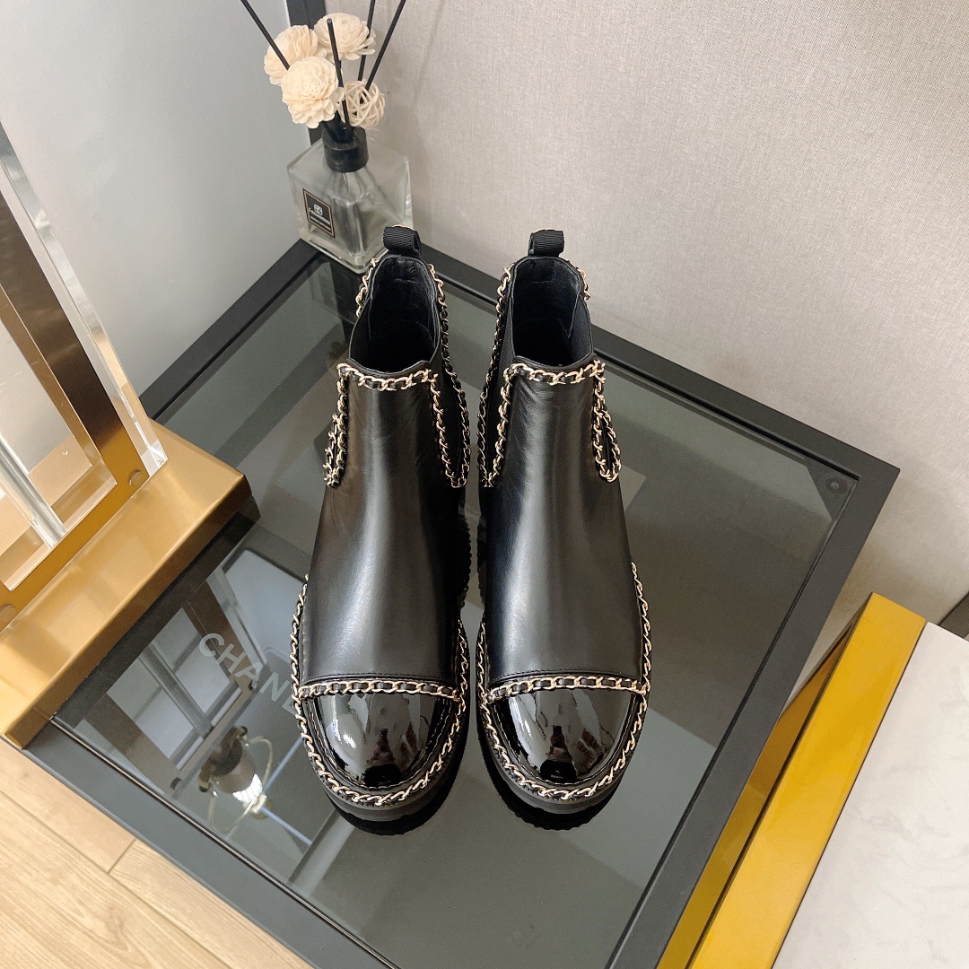 C design  counter latest small fragrance chain boots series