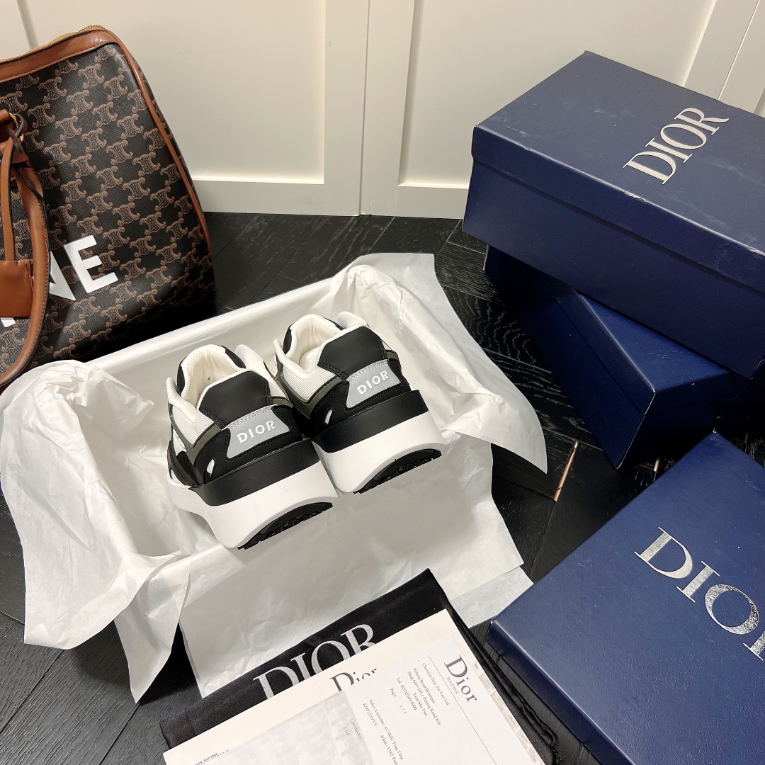 Dior B29 women sneakers thick sole casual shoes
