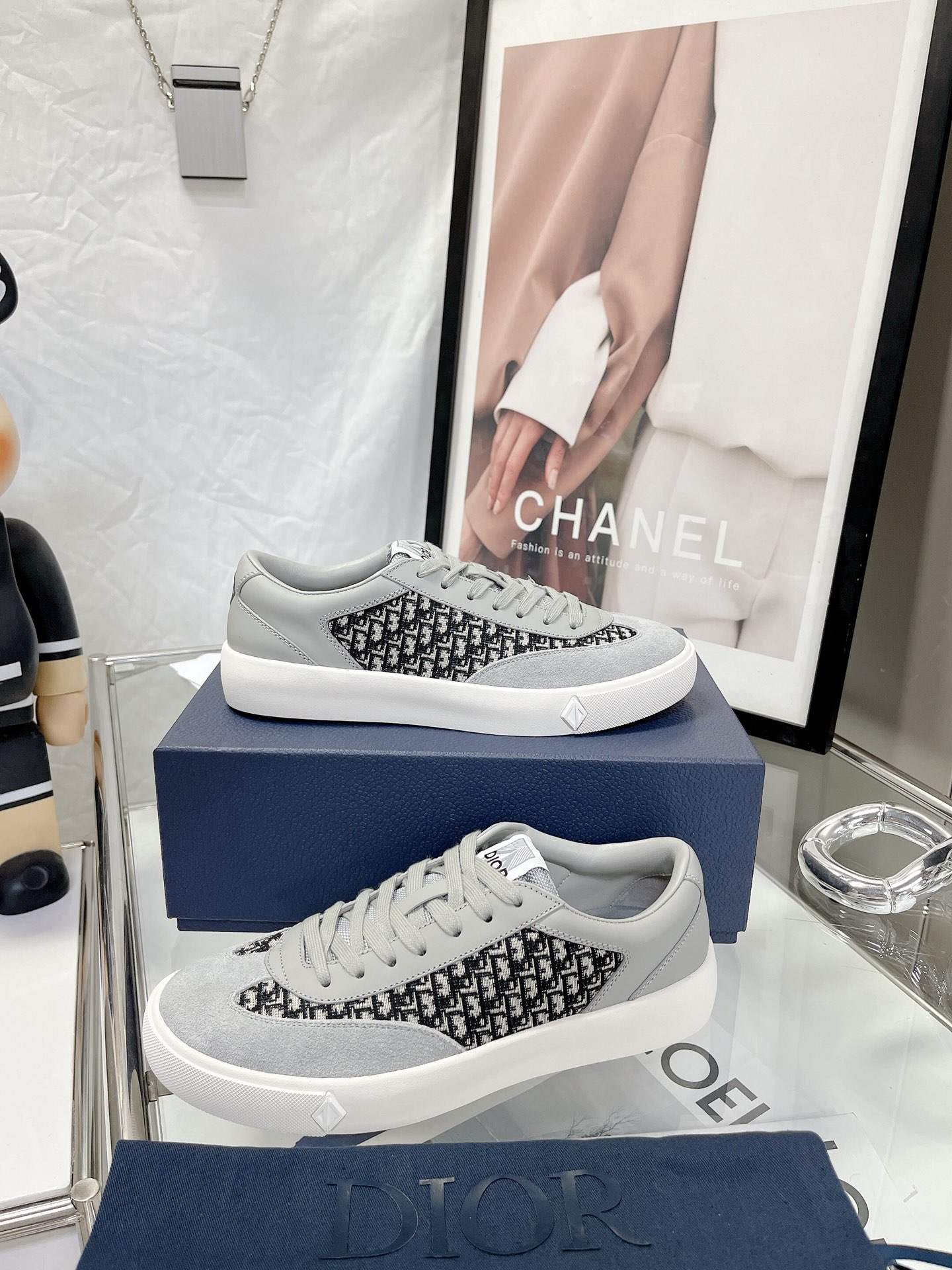 Dior Dior 2023 Latest B101 Collection Couple Casual Sneakers