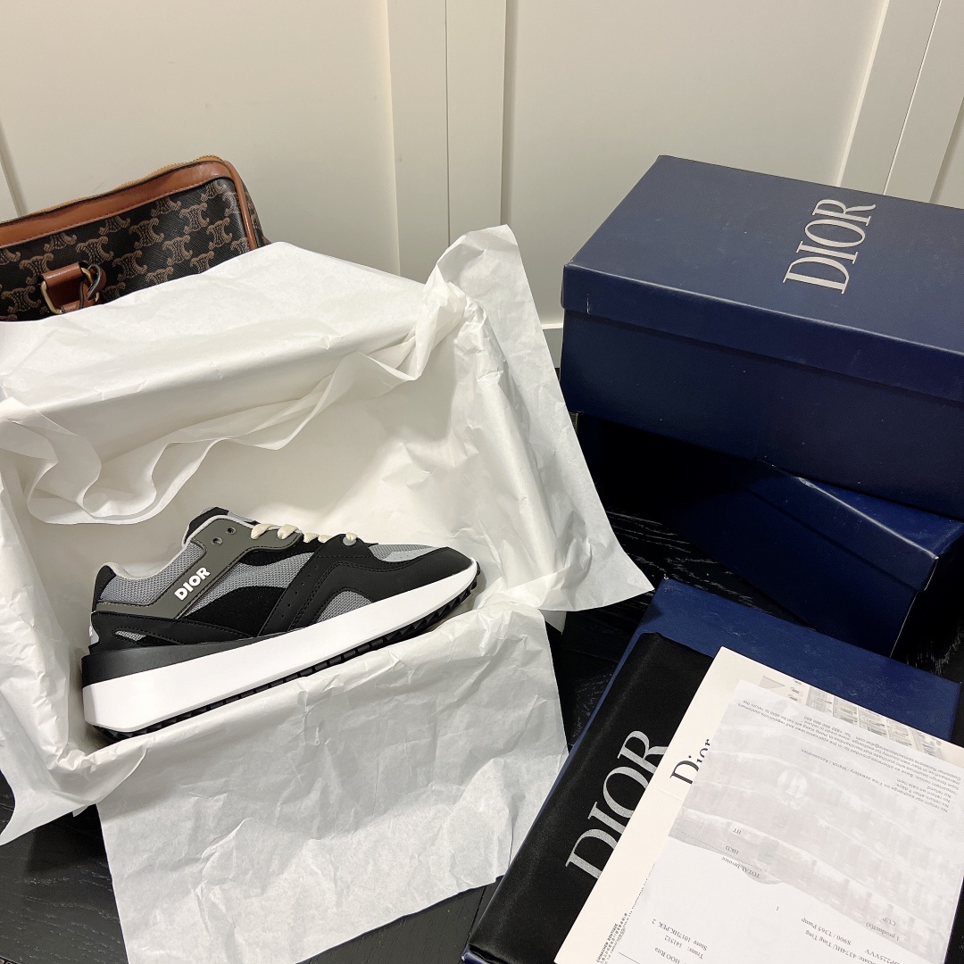 Dior B29 women sneakers thick sole casual shoes