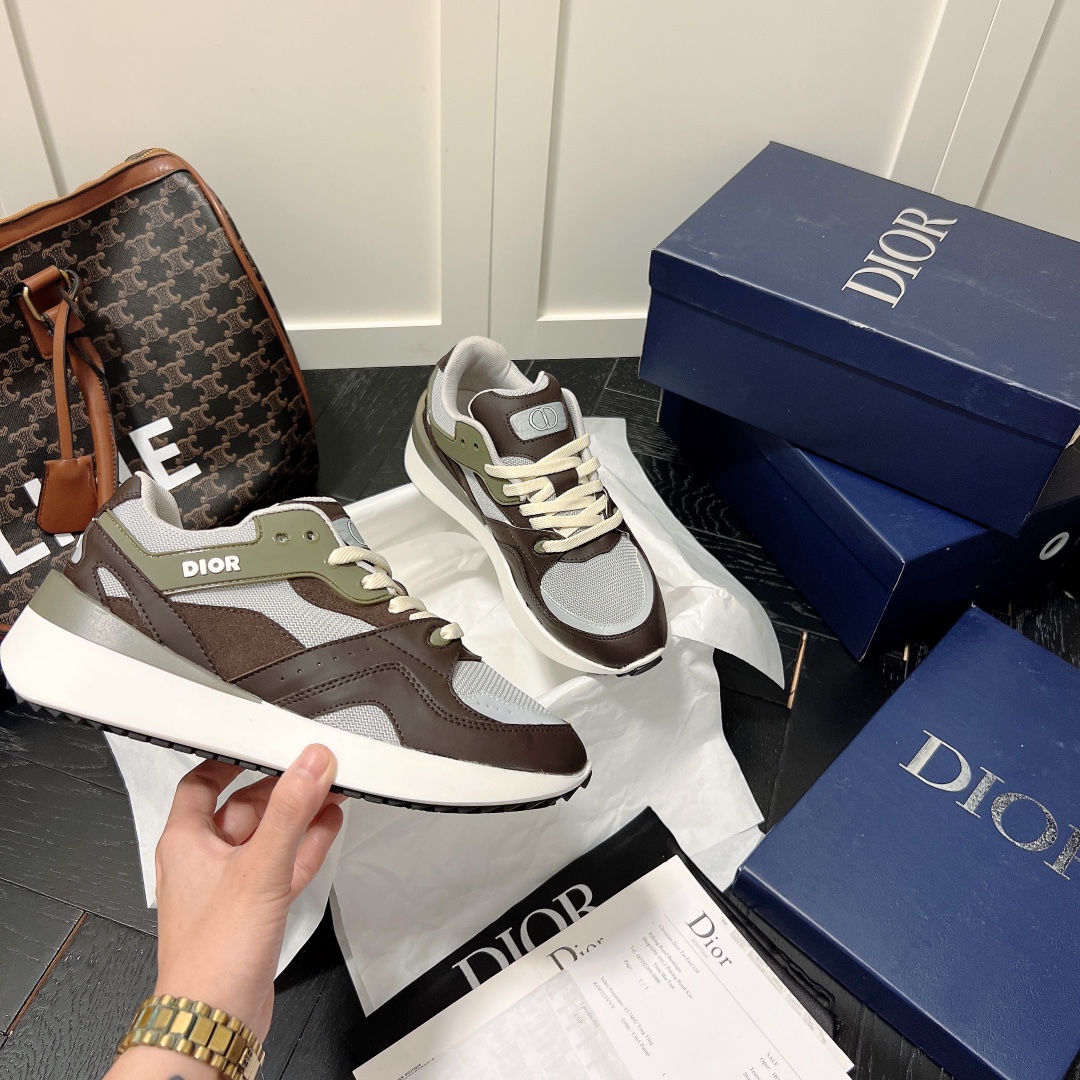 Dior B29 women sneakers thick sole casual shoes