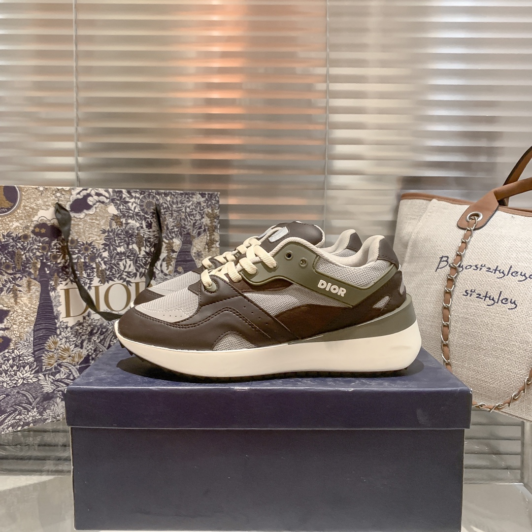 Dior new fluorescent sneakers casual shoes