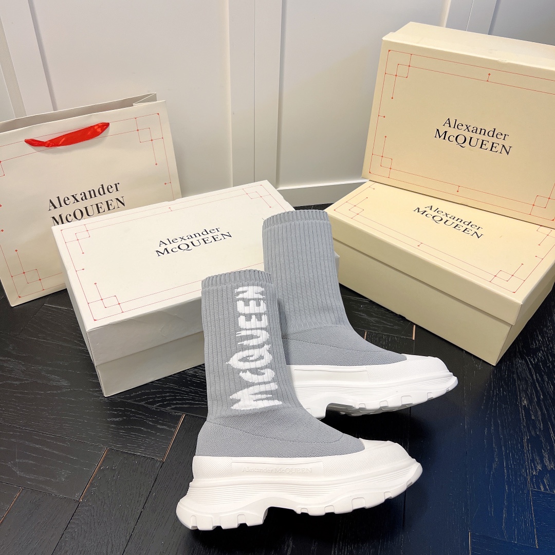 Alexander McQueen women sneakers sock boots