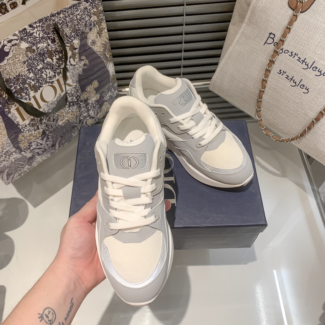 Dior new fluorescent sneakers casual shoes