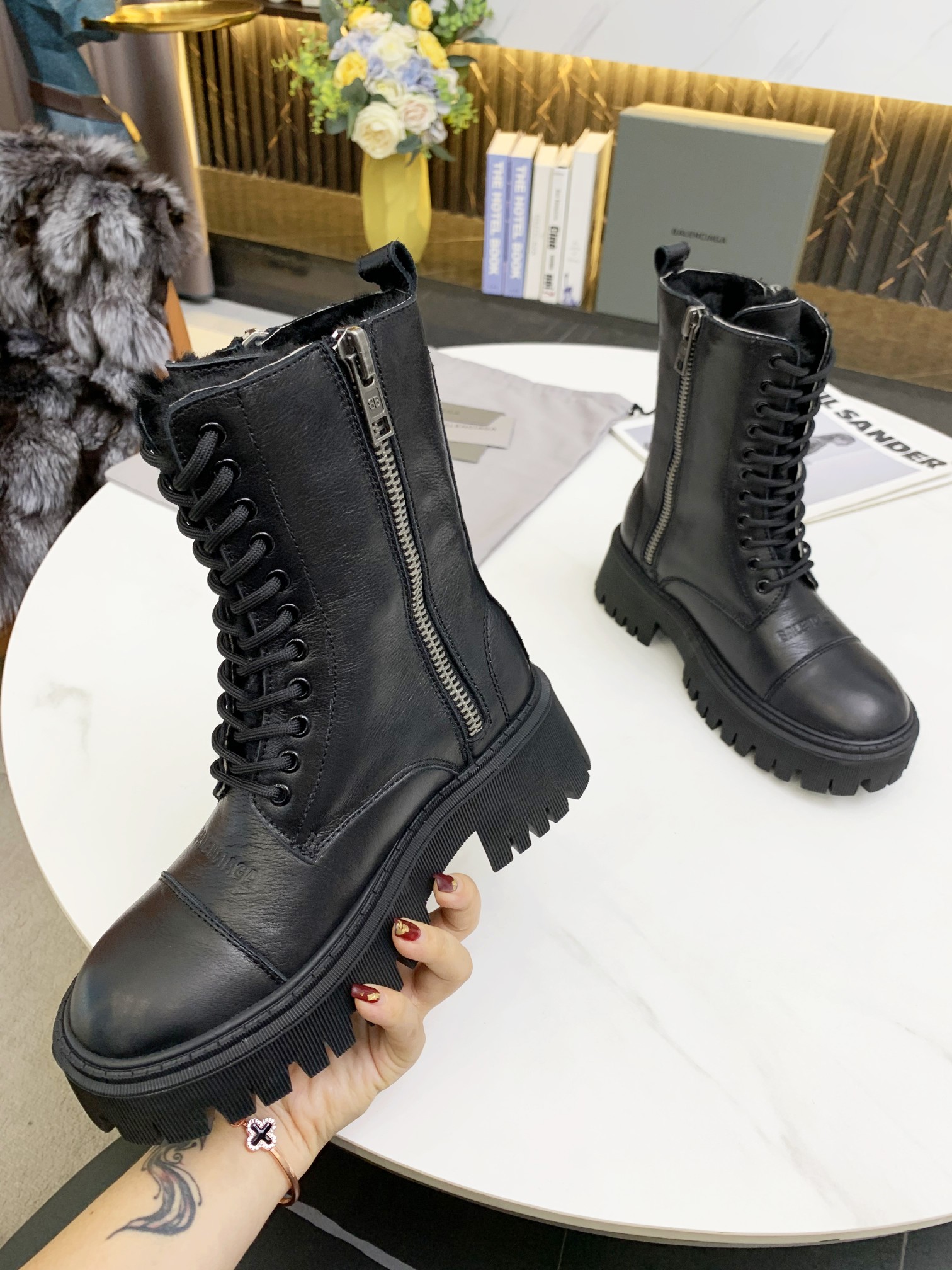 Balenciaga women's retro Martin boots 34-41