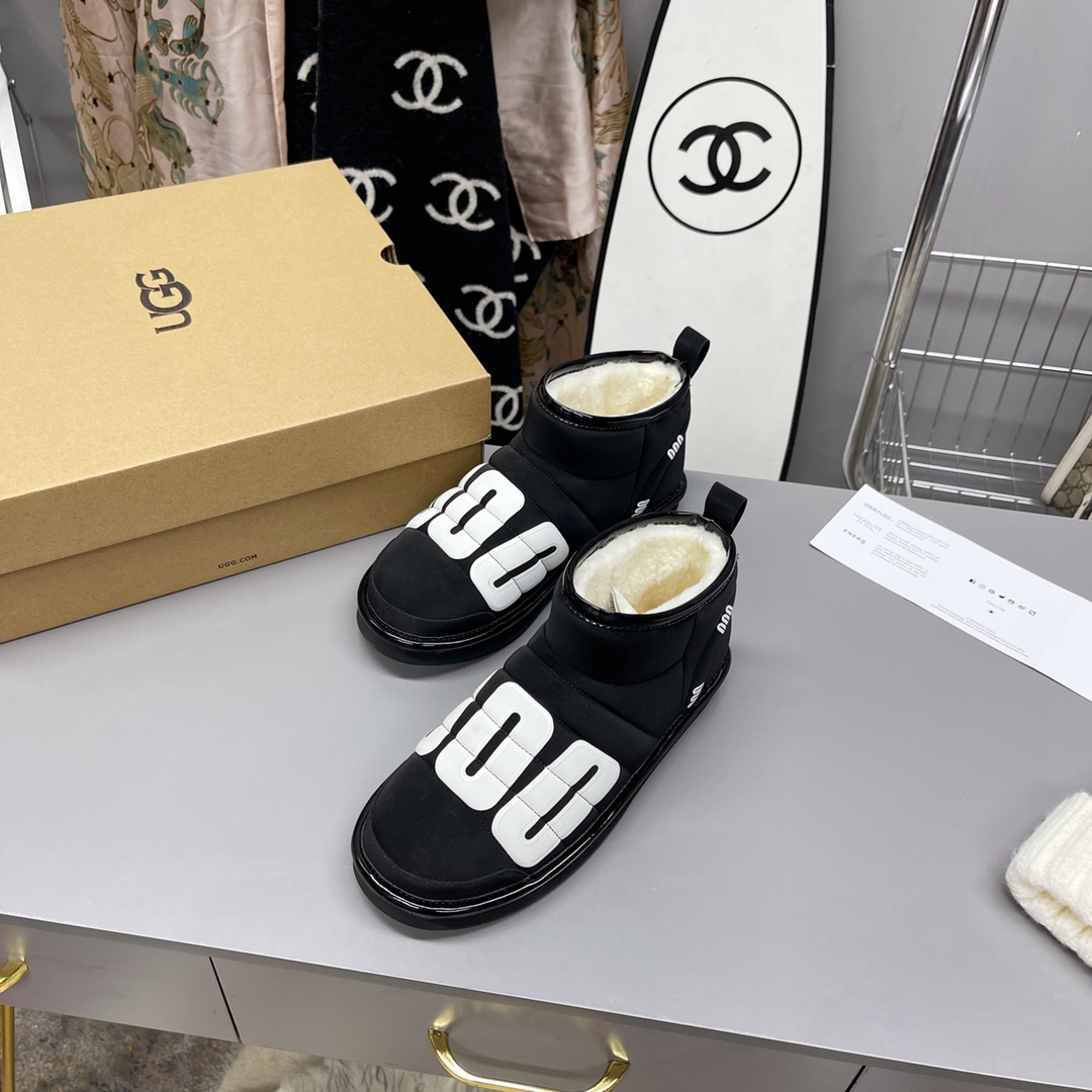 UGG new winter fleece slip-on snow boots