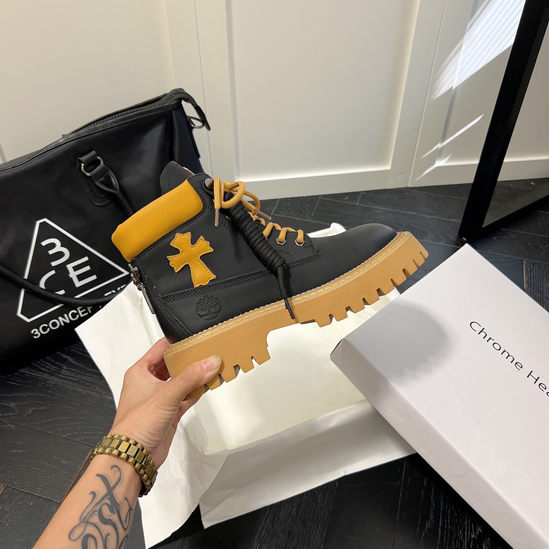 PALM ANGLE lace up rivet short ankle boots