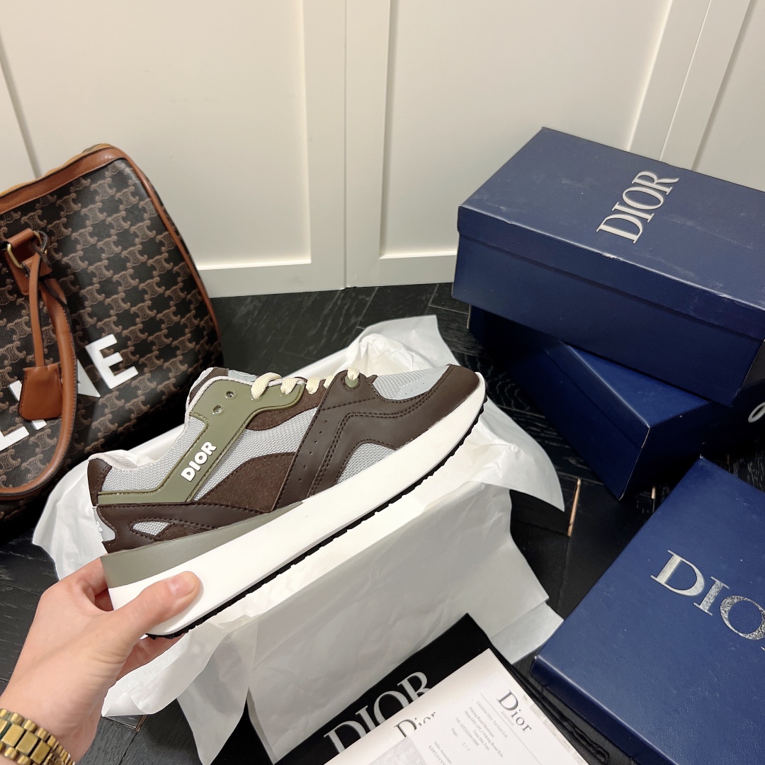 Dior B29 women sneakers thick sole casual shoes