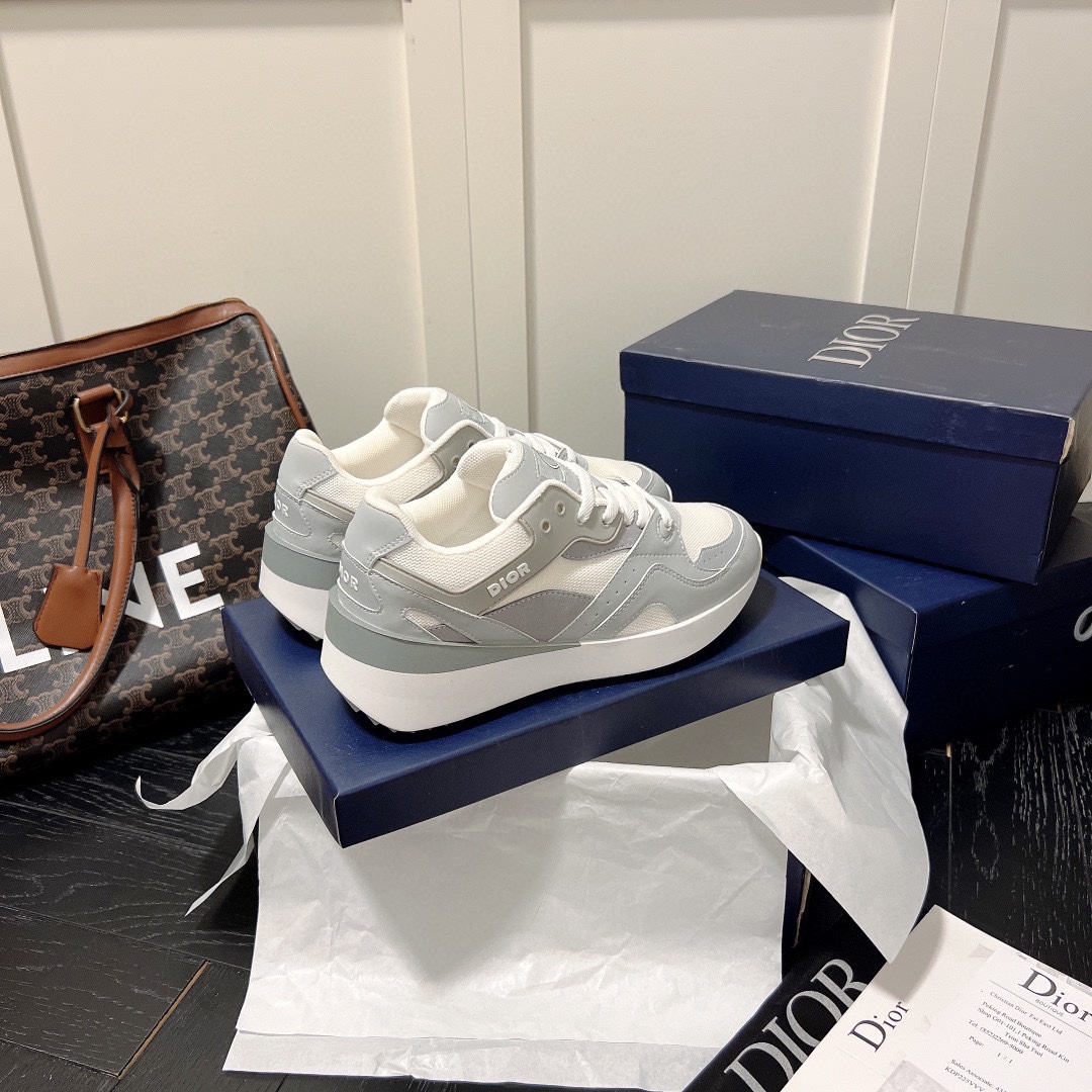 Dior B29 women sneakers thick sole casual shoes