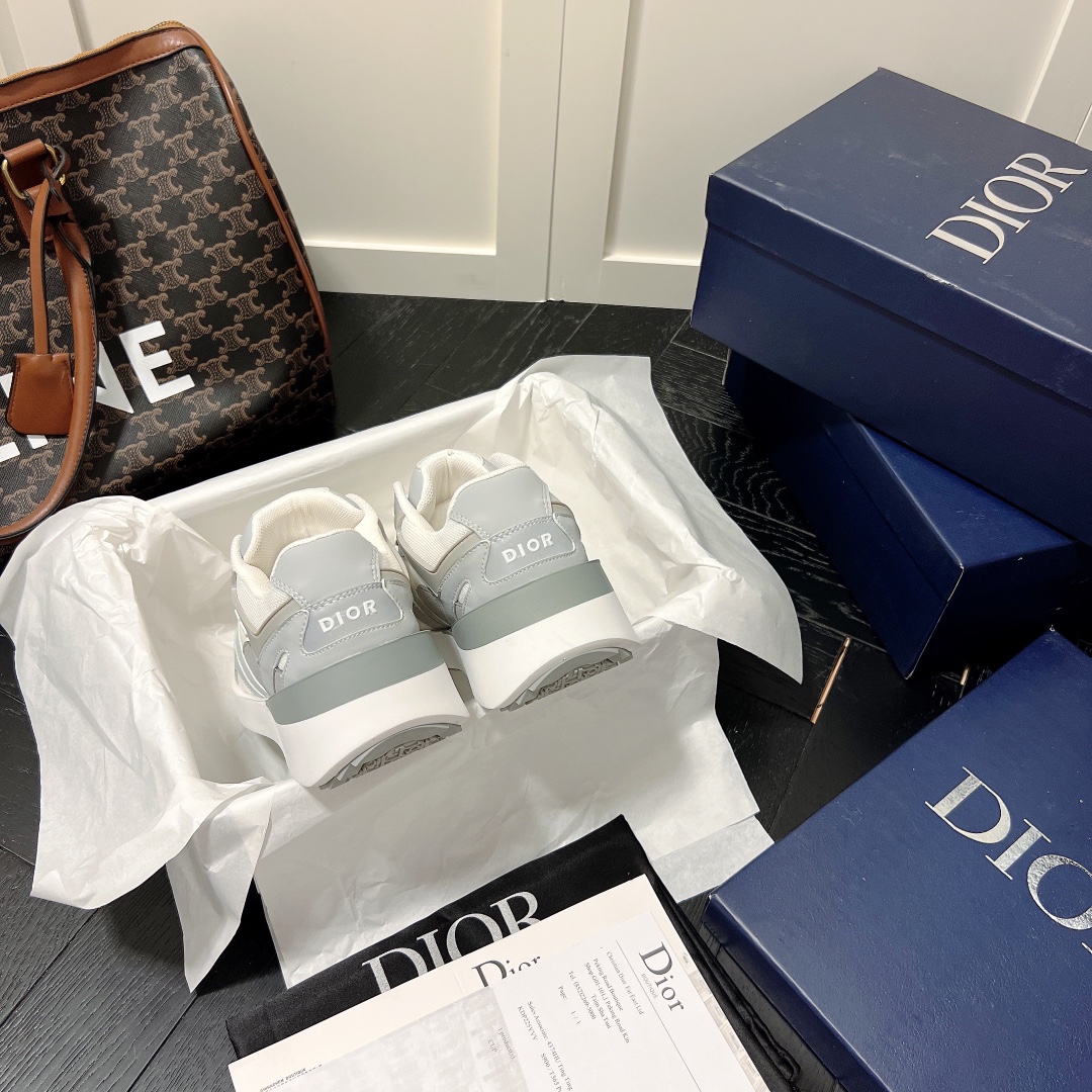 Dior B29 women sneakers thick sole casual shoes