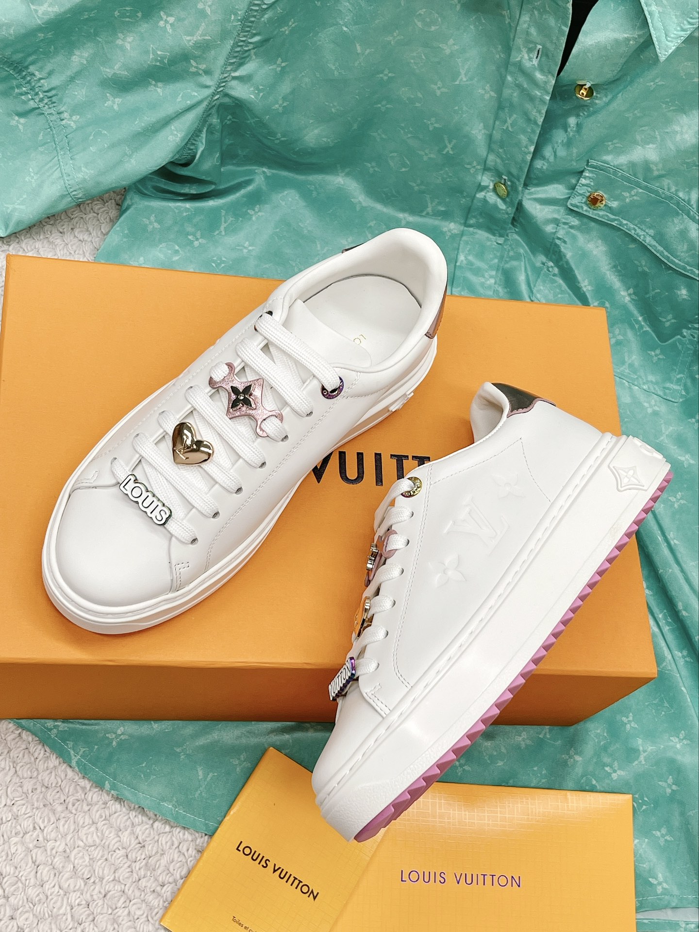 Louis Vuitton women vulcanized shoes sneakers