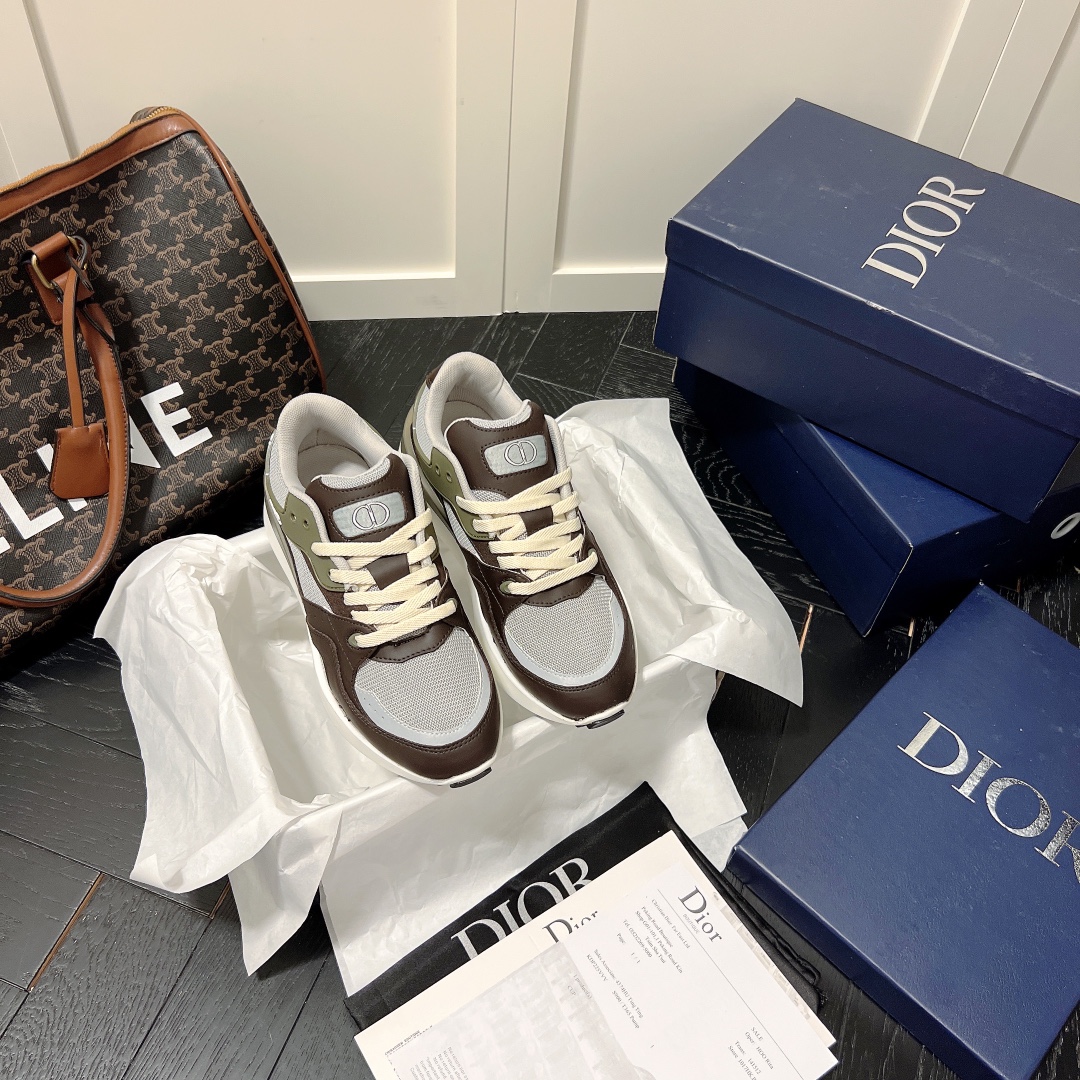 Dior B29 women sneakers thick sole casual shoes