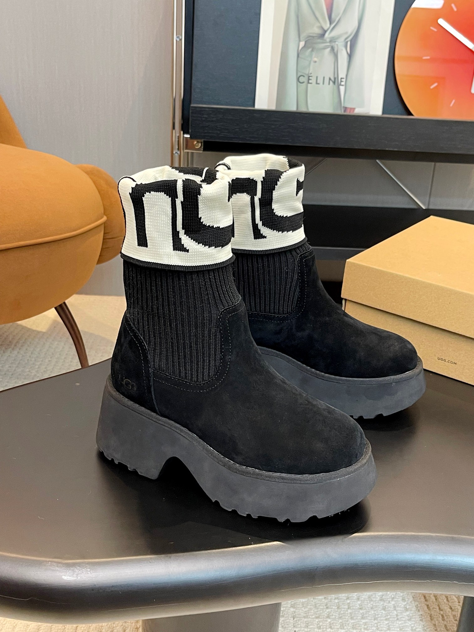 ugg thick sole martin boots woolen boots wool lining