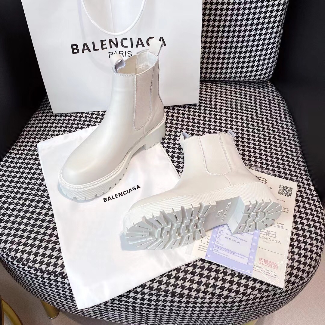 Balenciaga women's leather short boots 35-39