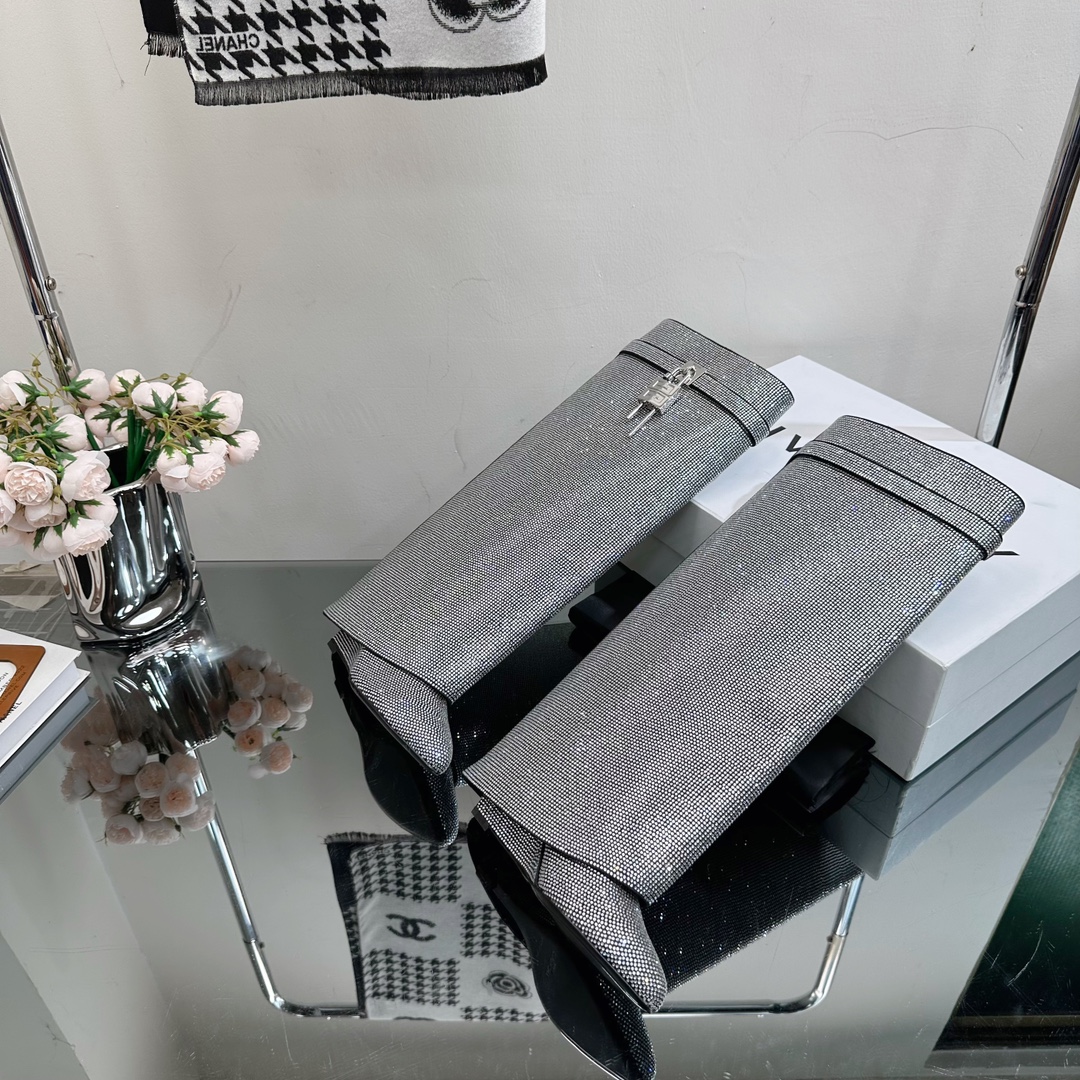 GIvenchy New Trousers Boots high quality rhinestone & metal locker