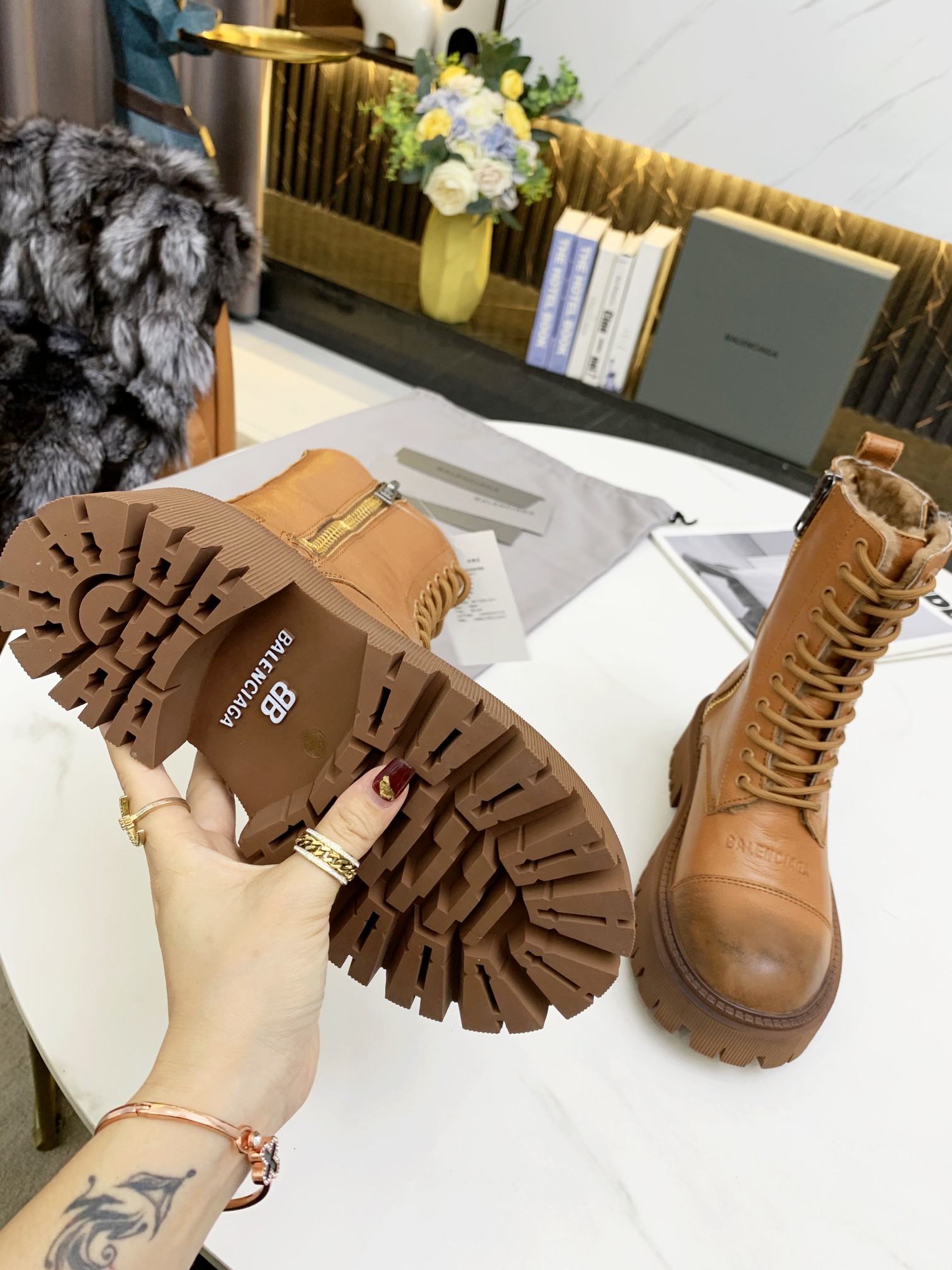 Balenciaga women's retro Martin boots 34-41