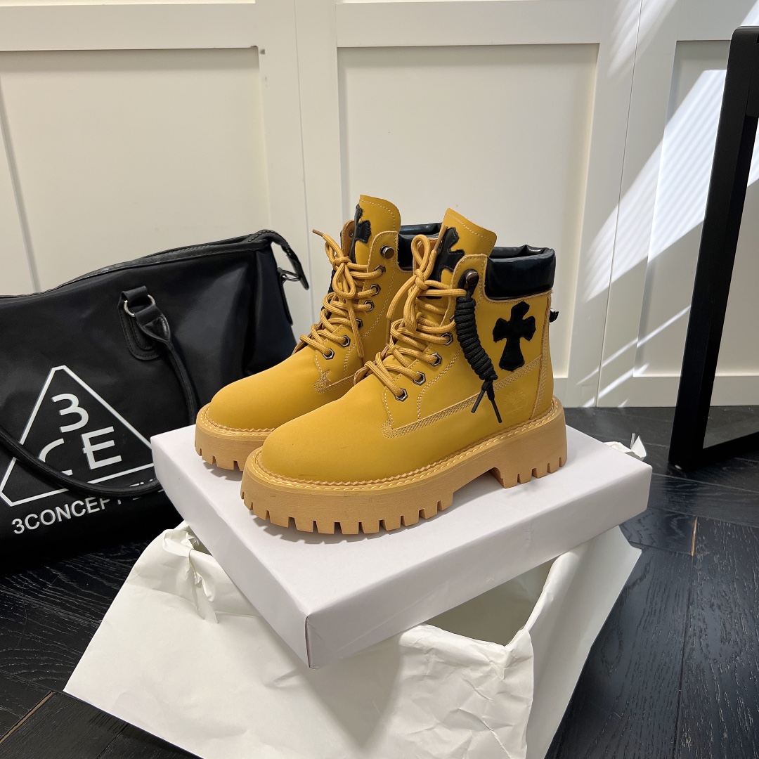 PALM ANGLE lace up rivet short ankle boots