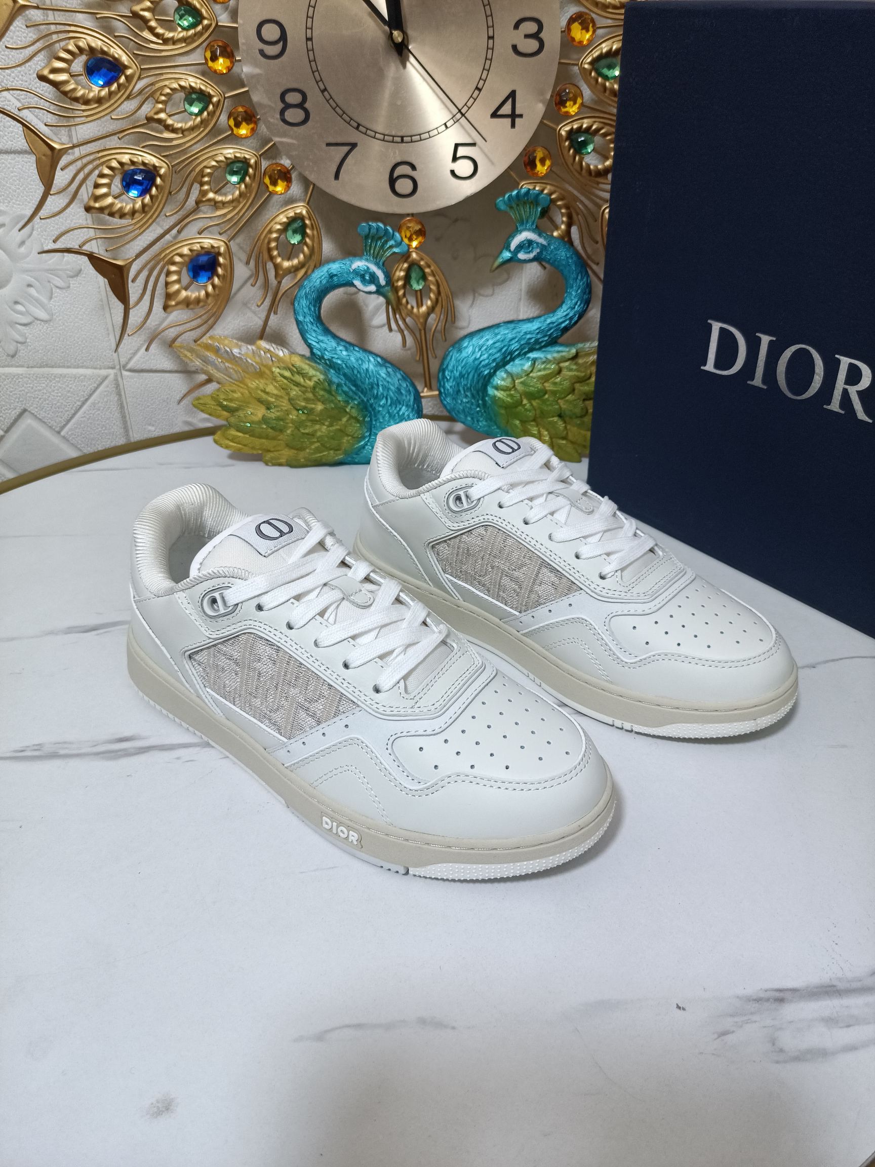 Dior couple high top B27 casual sneakers