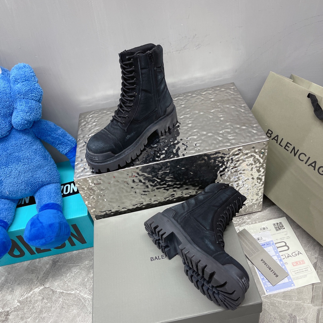 Balenciaga Men's and Women's Old Mid-Top Boots 35-45