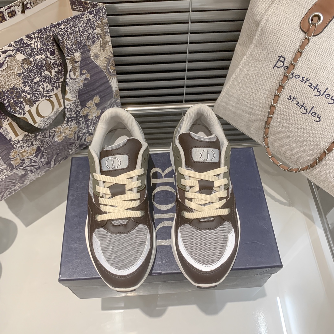 Dior new fluorescent sneakers casual shoes