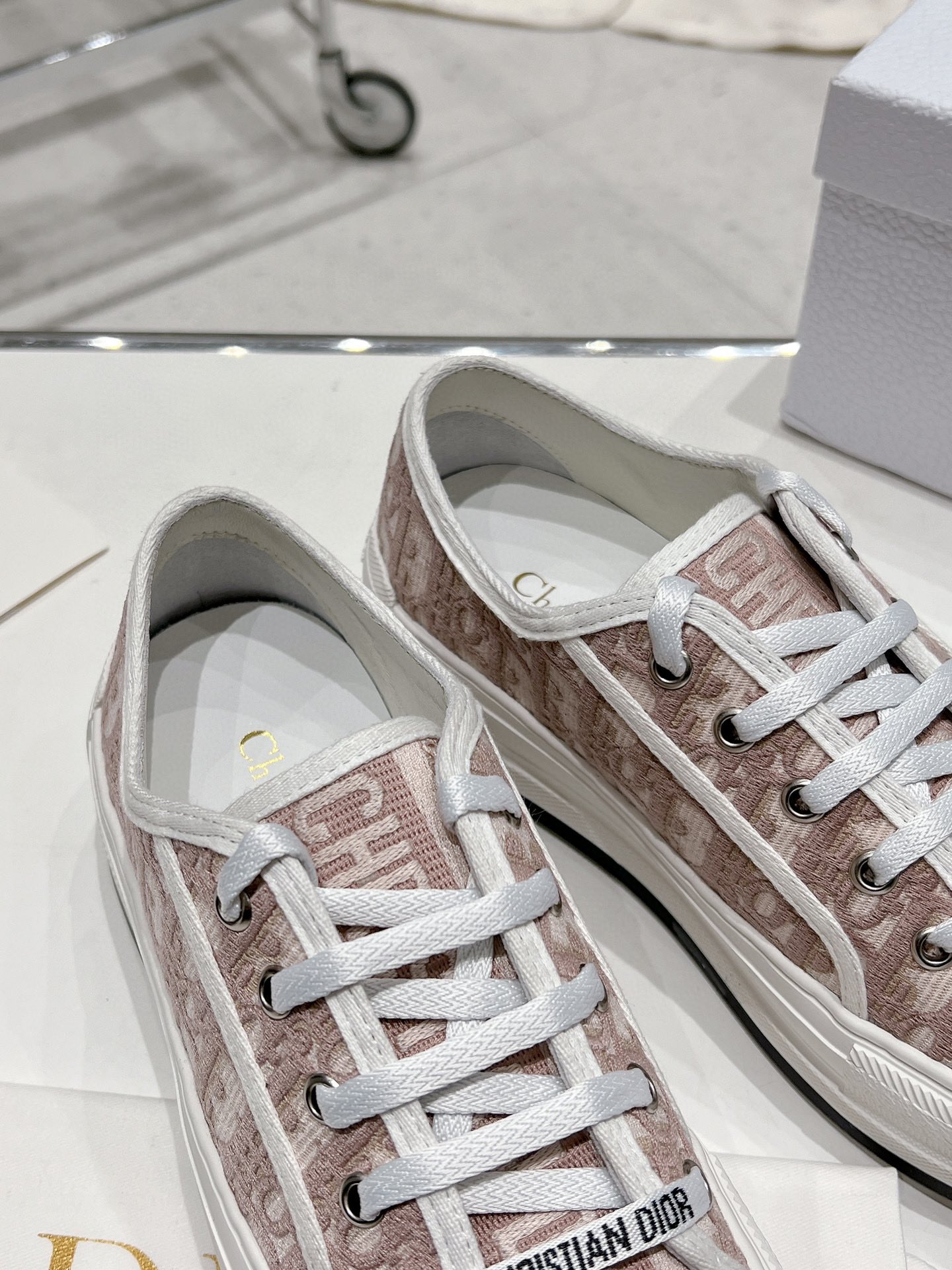 Dior 2024 Walk'n Series Embroidered Platform Sneakers