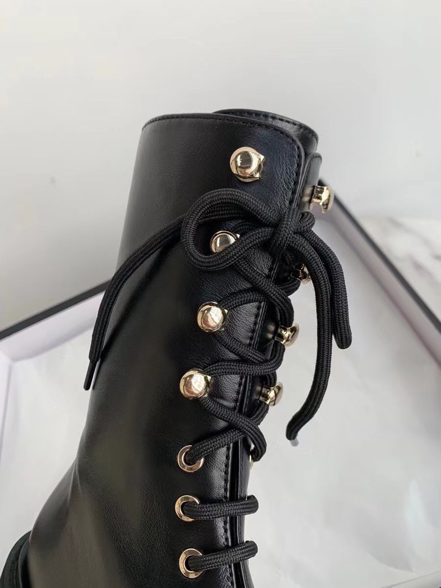 C design motorcycle boots lace-up Martin boots short boots