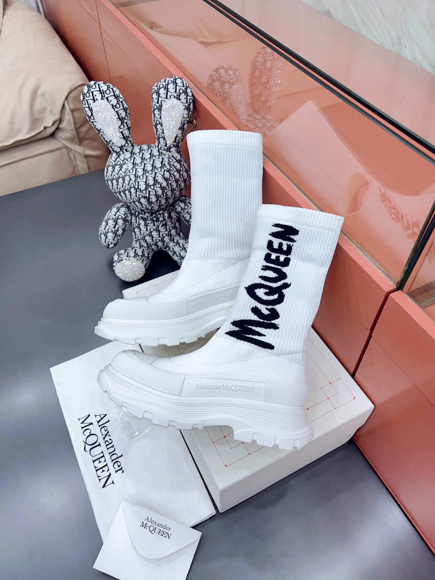 Alexander MCqueen SS New knited socking boots (unisex model)