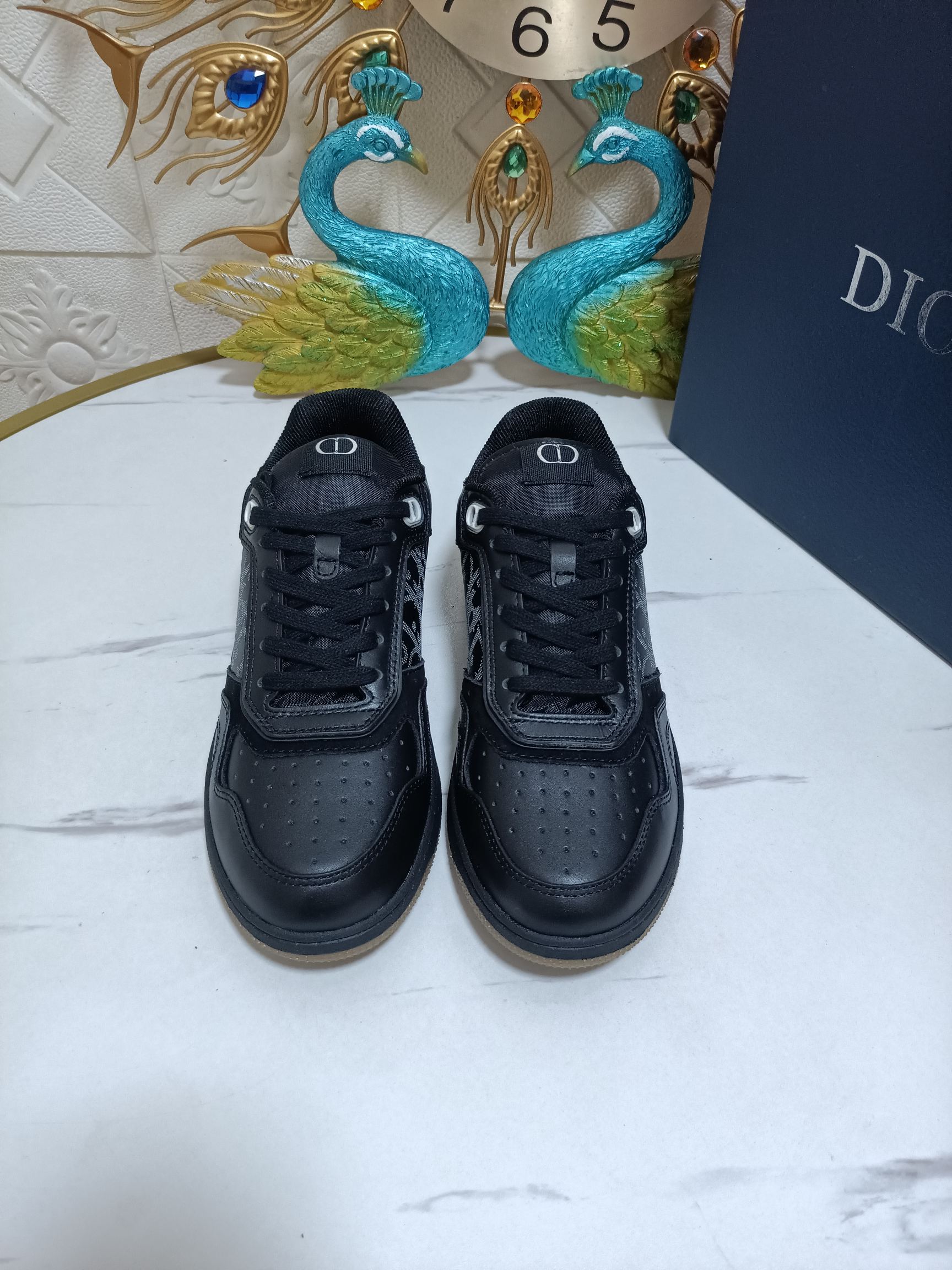 Dior couple high top B27 casual sneakers