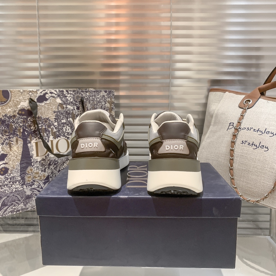 Dior new fluorescent sneakers casual shoes