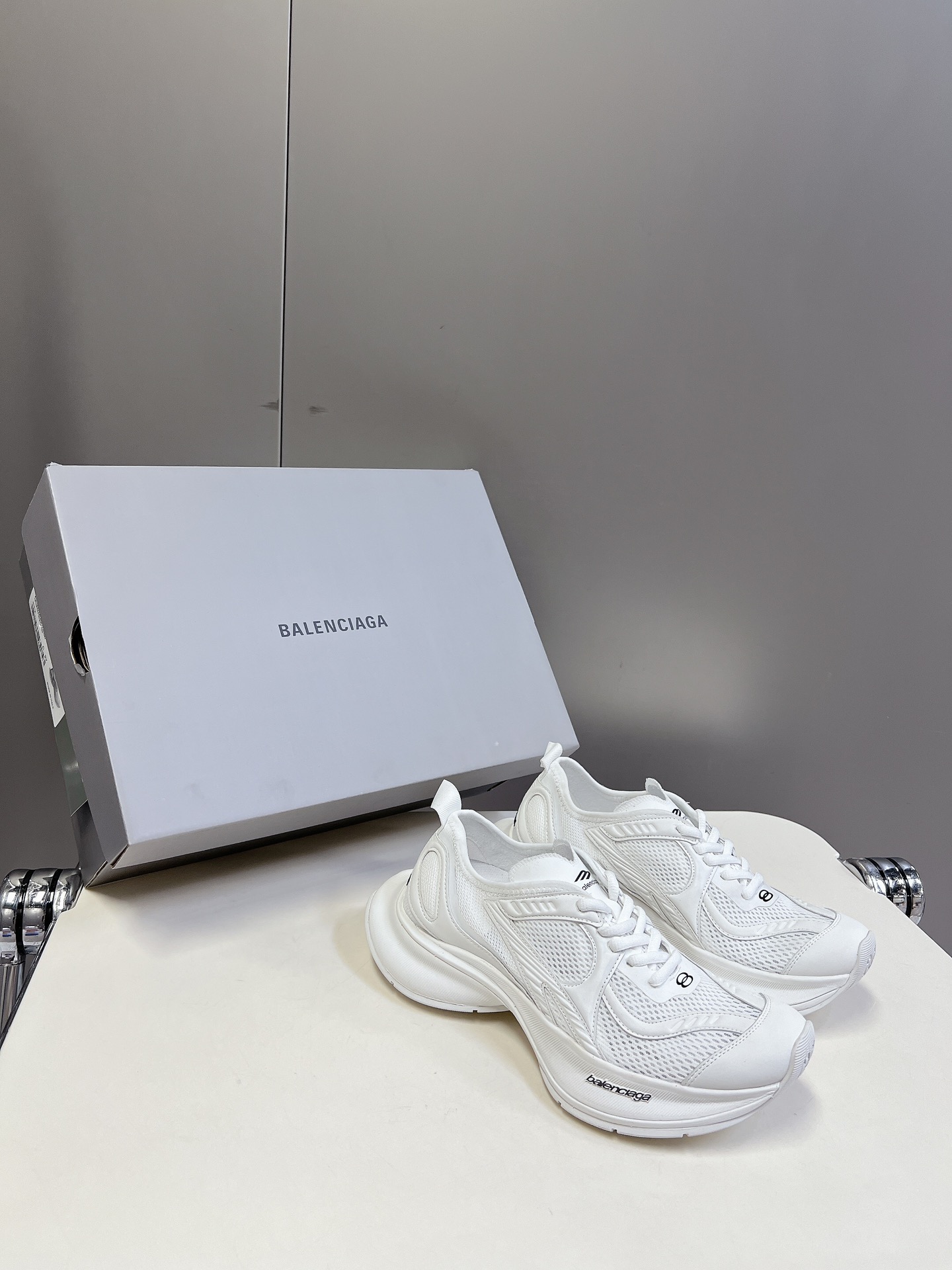 Balenciaga Circuit 12.5 Couple's Thick Sole Casual Sneakers 4.5cm