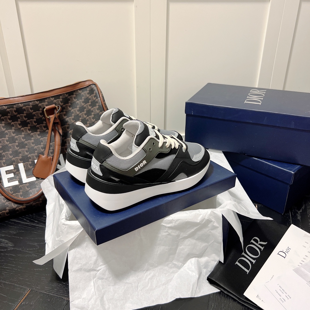 Dior B29 women sneakers thick sole casual shoes