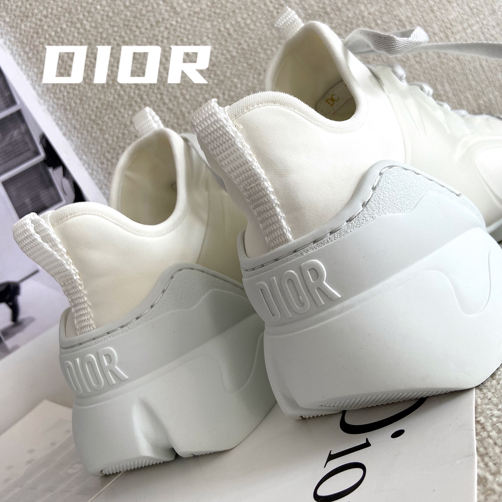 Dior new thick bottom sneakers casual shoes