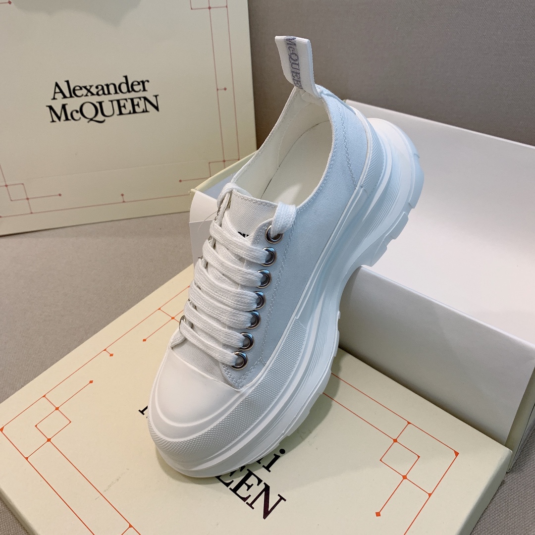 Alexander Mc queen PU thick sole sneakers casual shoes