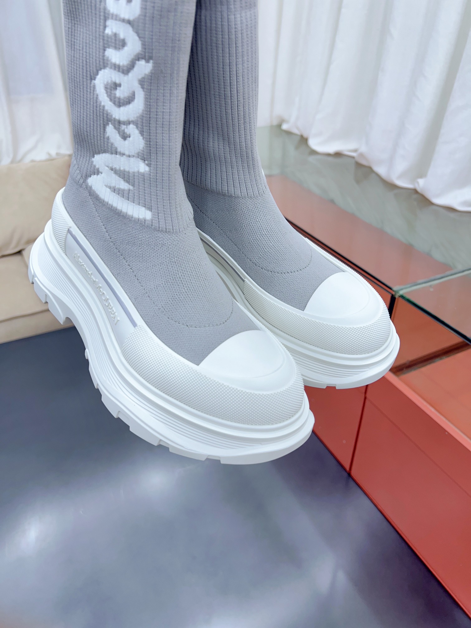 Alexander MCqueen SS New knited socking boots (unisex model)