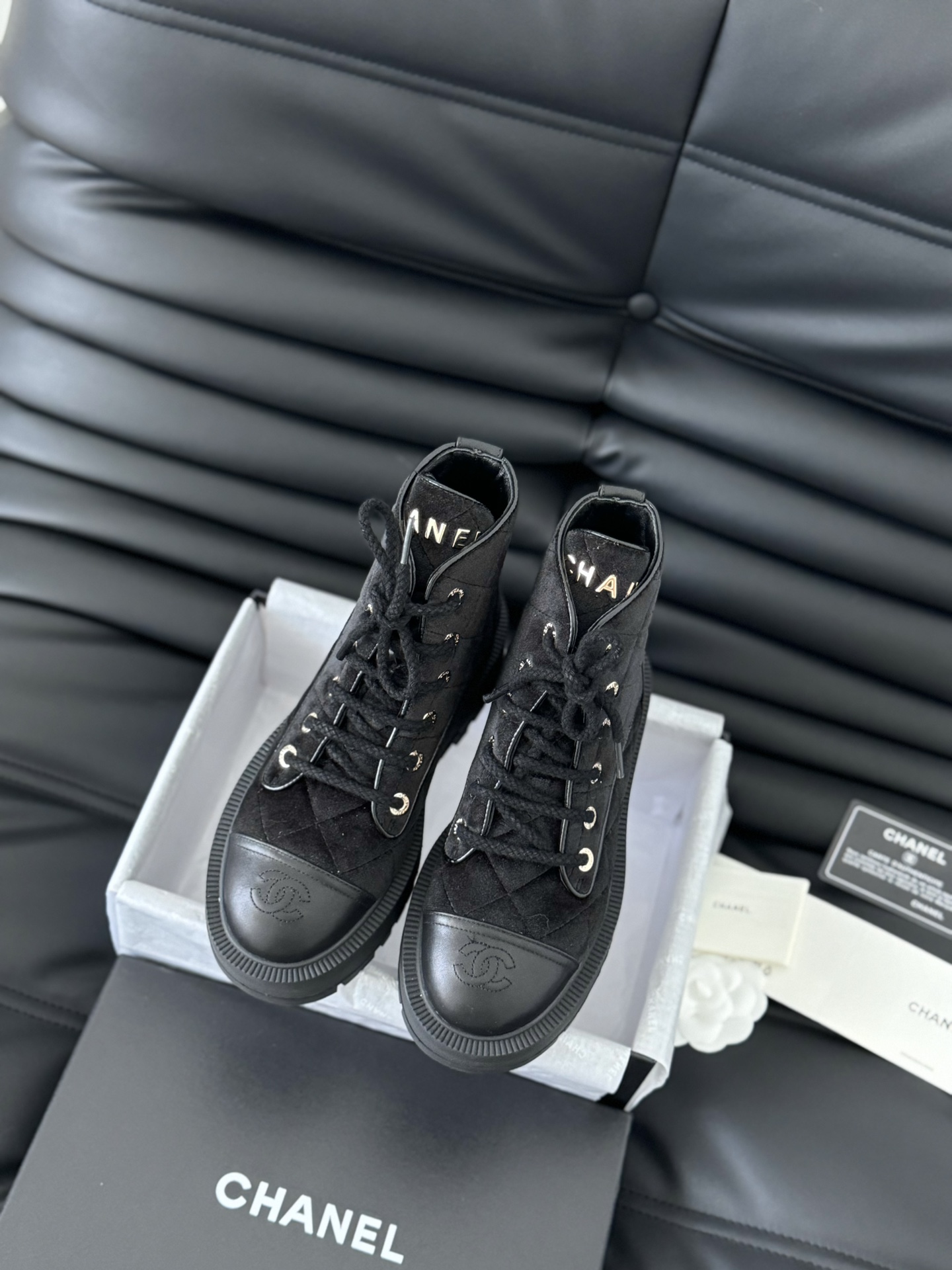 C design  Autumn-Winter 24 Couture Mid-Calf Boots