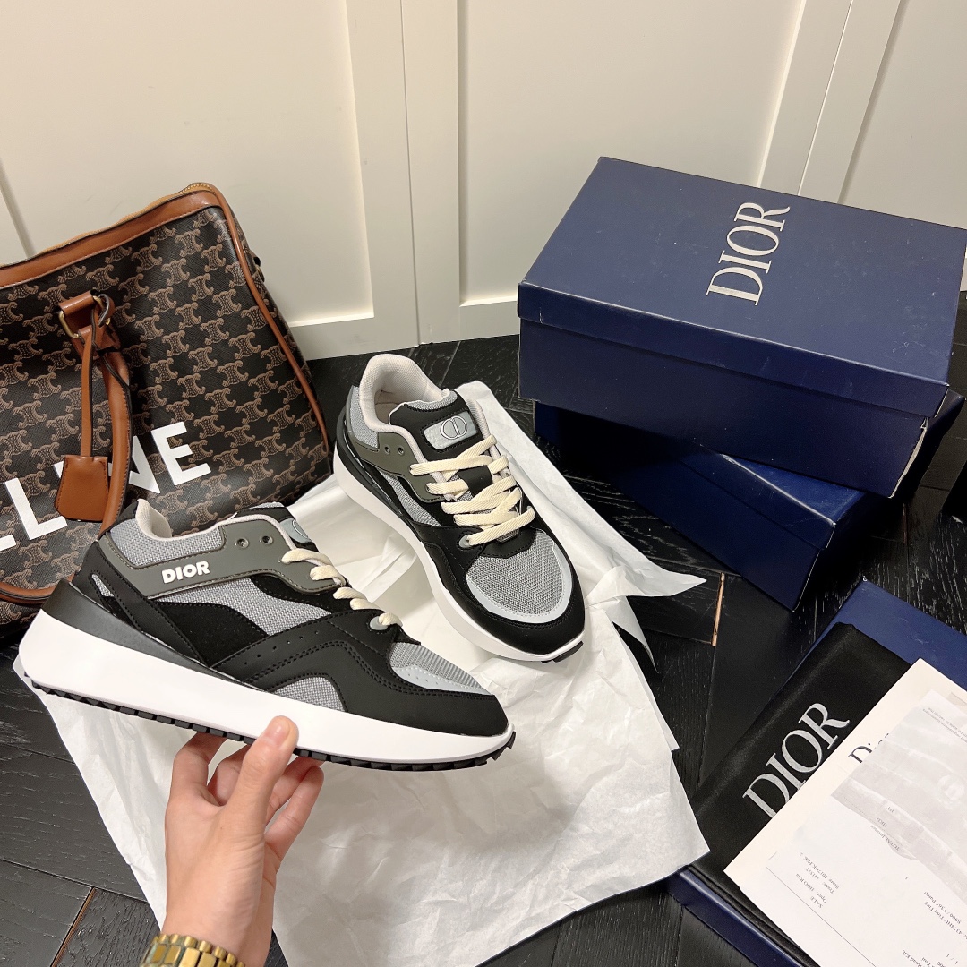 Dior B29 women sneakers thick sole casual shoes