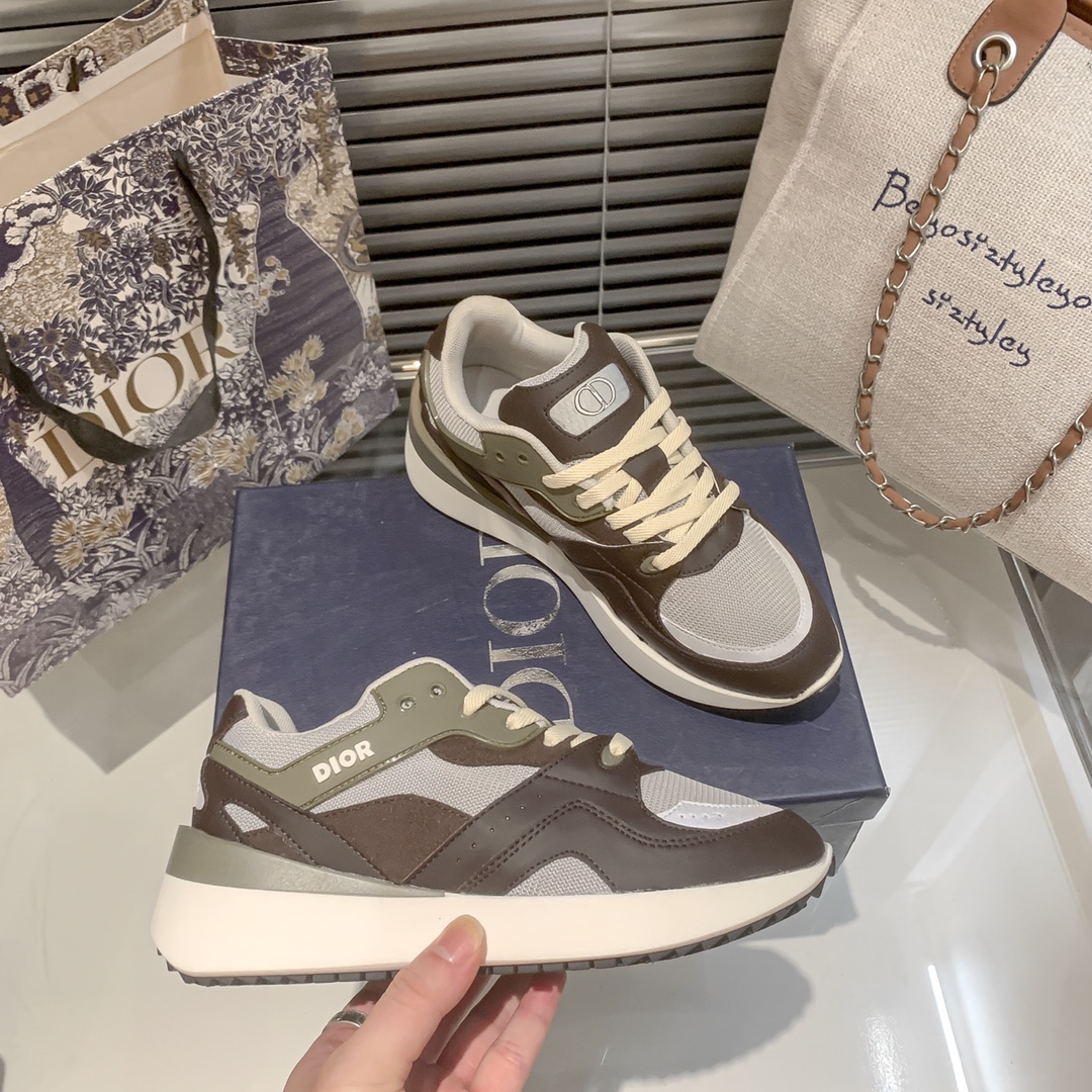 Dior new fluorescent sneakers casual shoes