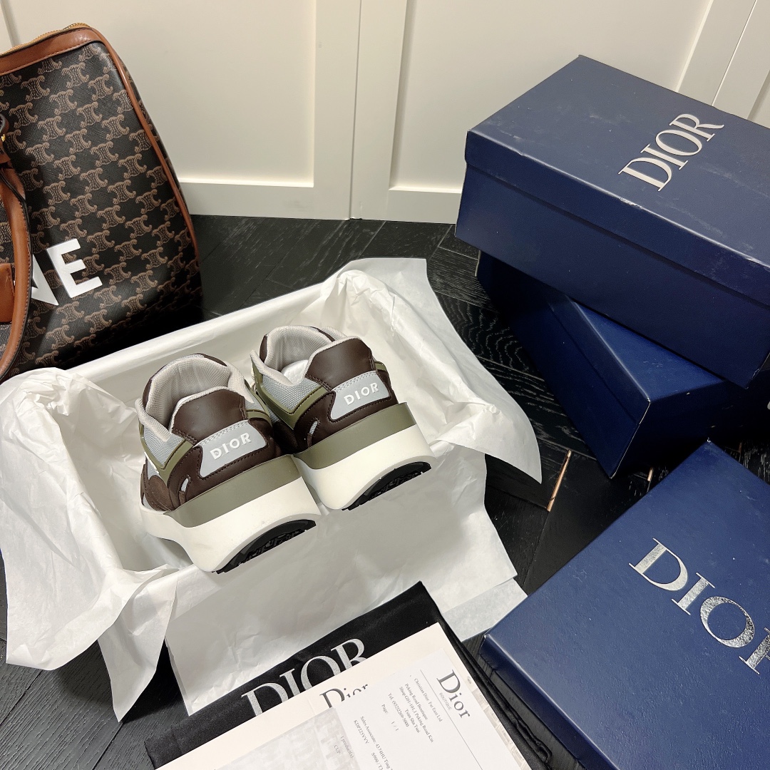 Dior B29 women sneakers thick sole casual shoes