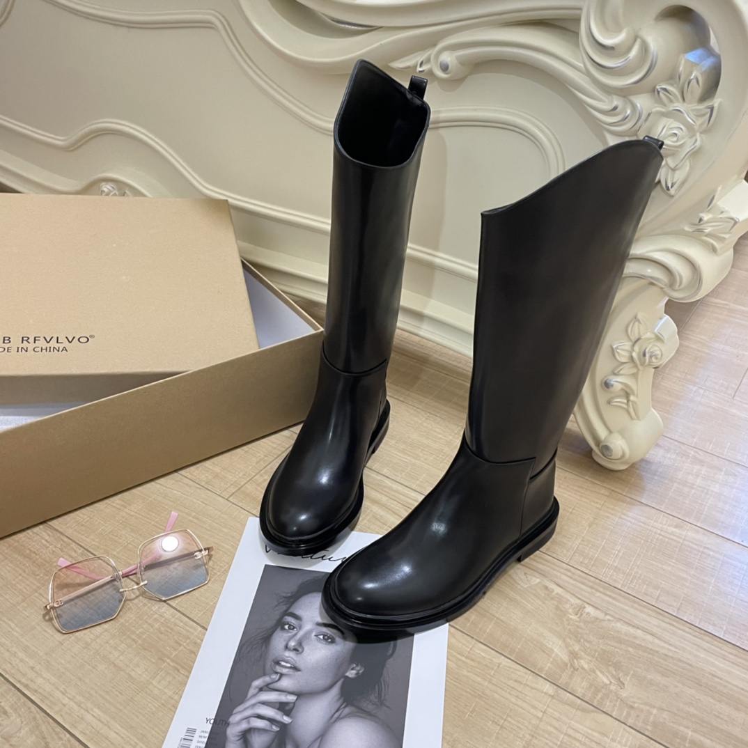 JIL SANDER autumn & winter riders high boots