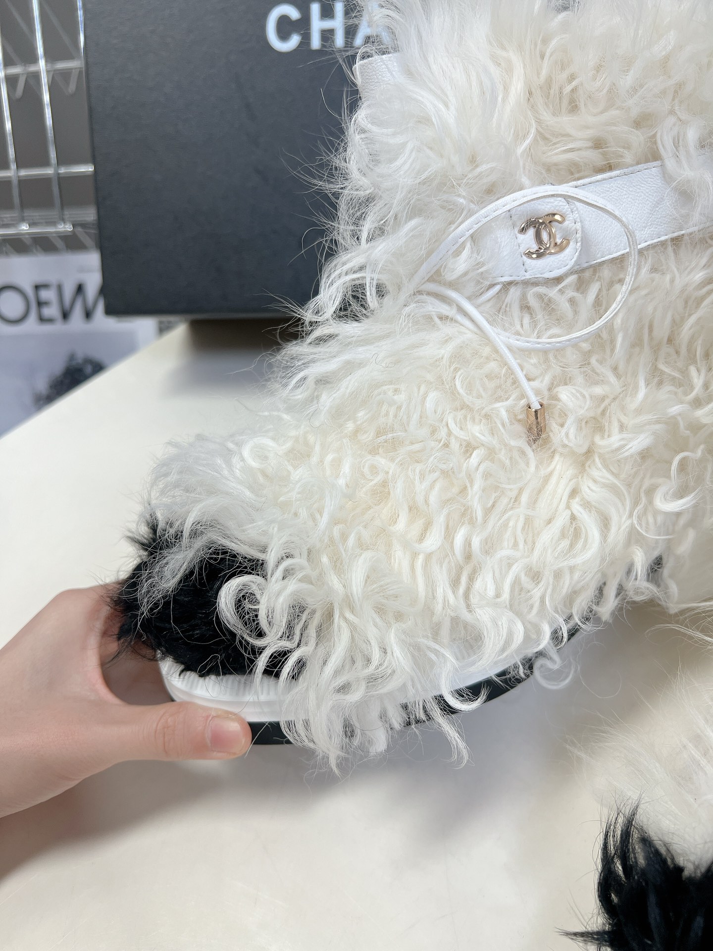 C design  autumn and winter heavy industry hot style fur boots