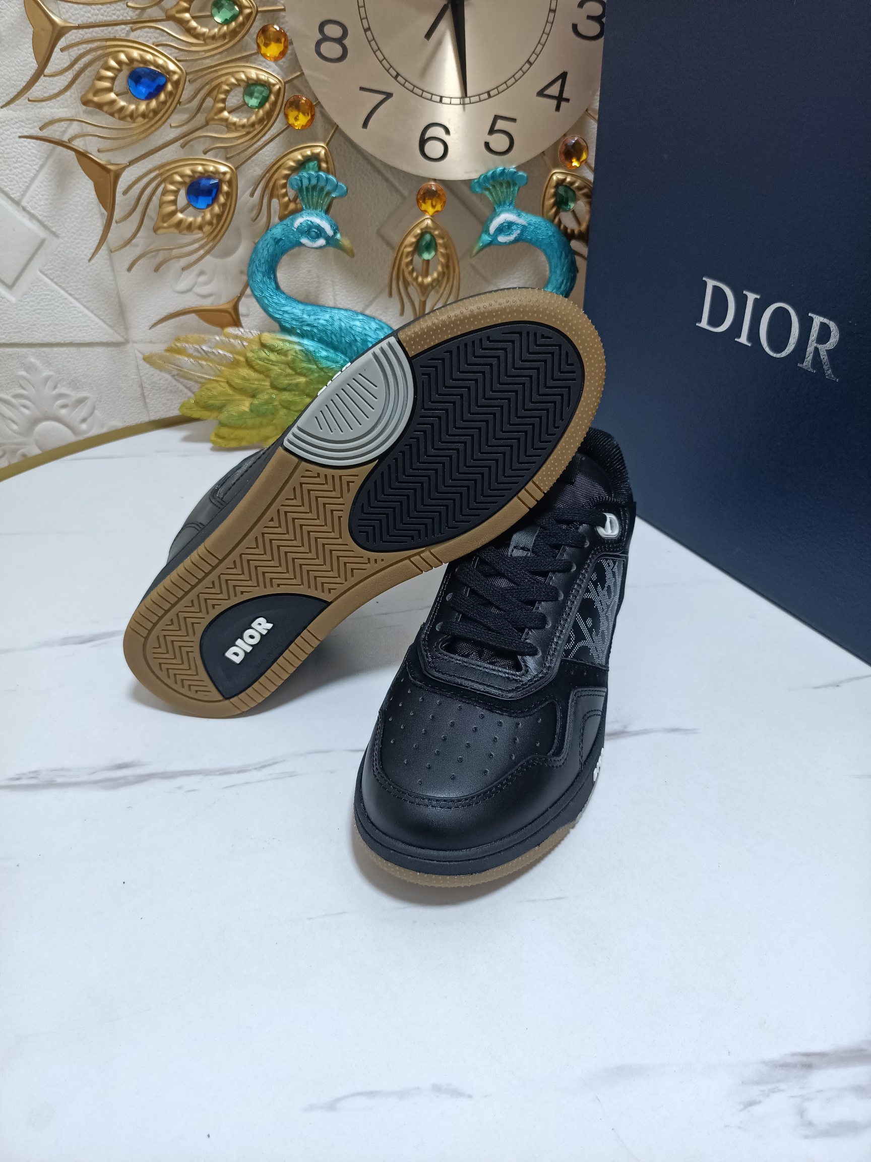 Dior couple high top B27 casual sneakers