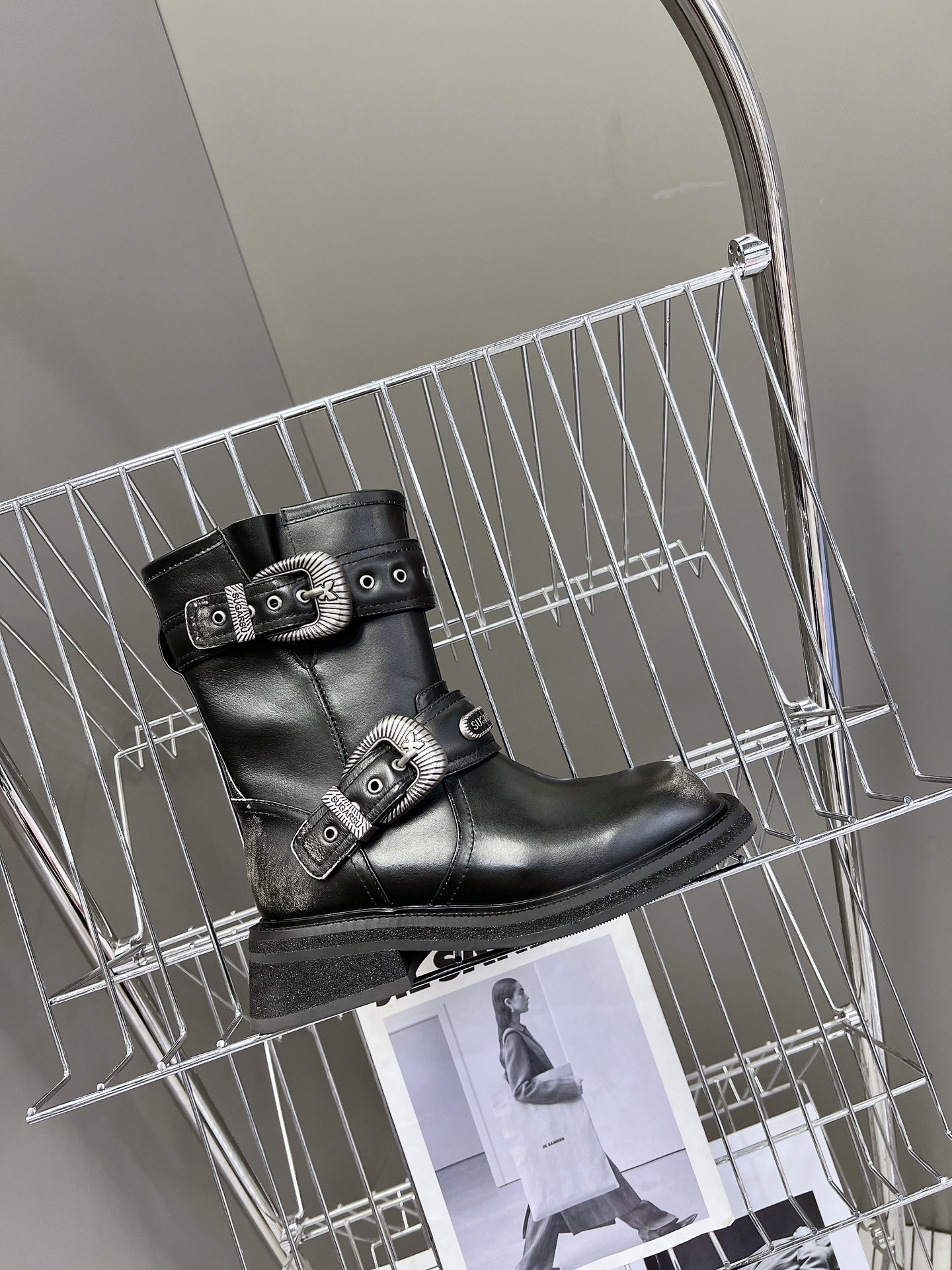 SUGARSU 24 Autumn/Winter Essentials Polished Martin Boots 5cm Heeled