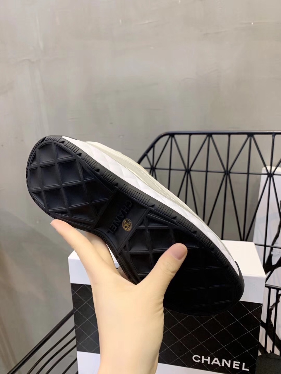 C design  Women Lace Up Wedges Sneakers